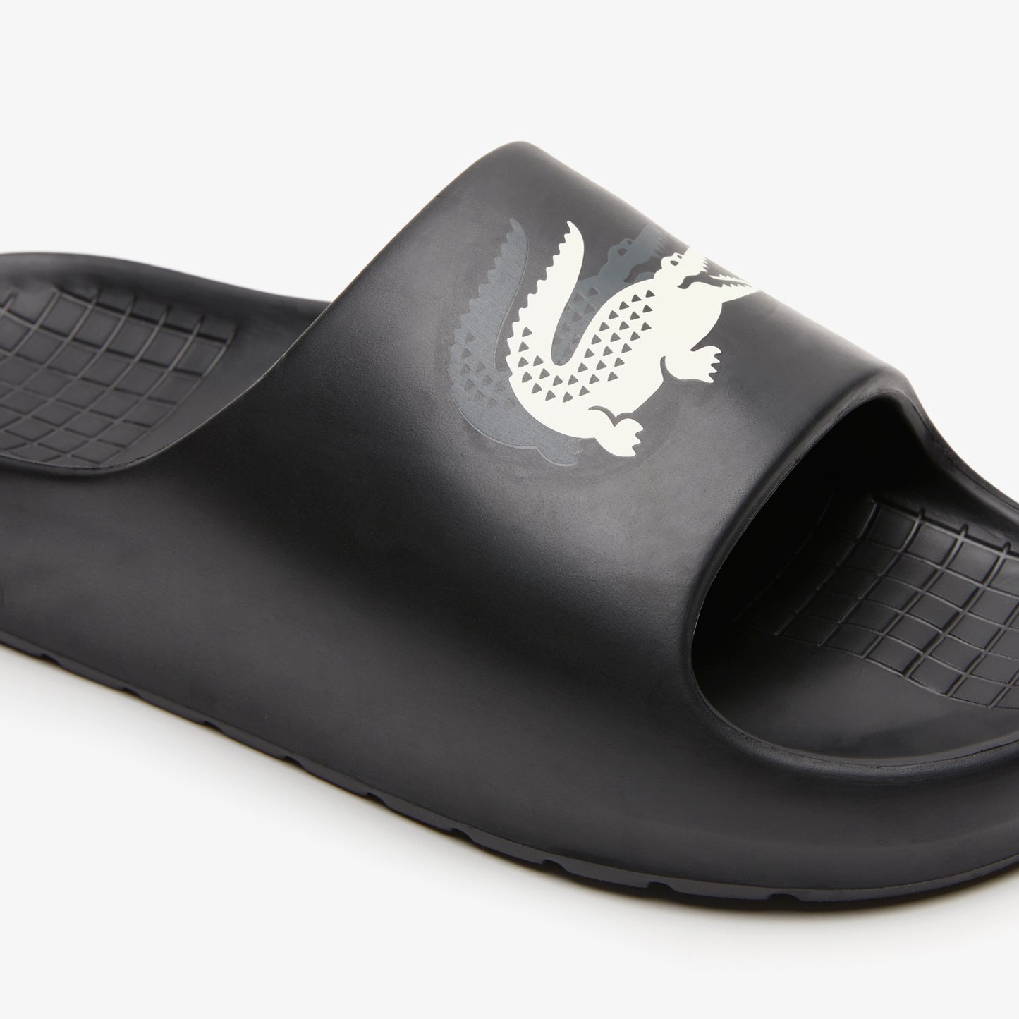 Lacoste Croco Erkek Siyah Terlik