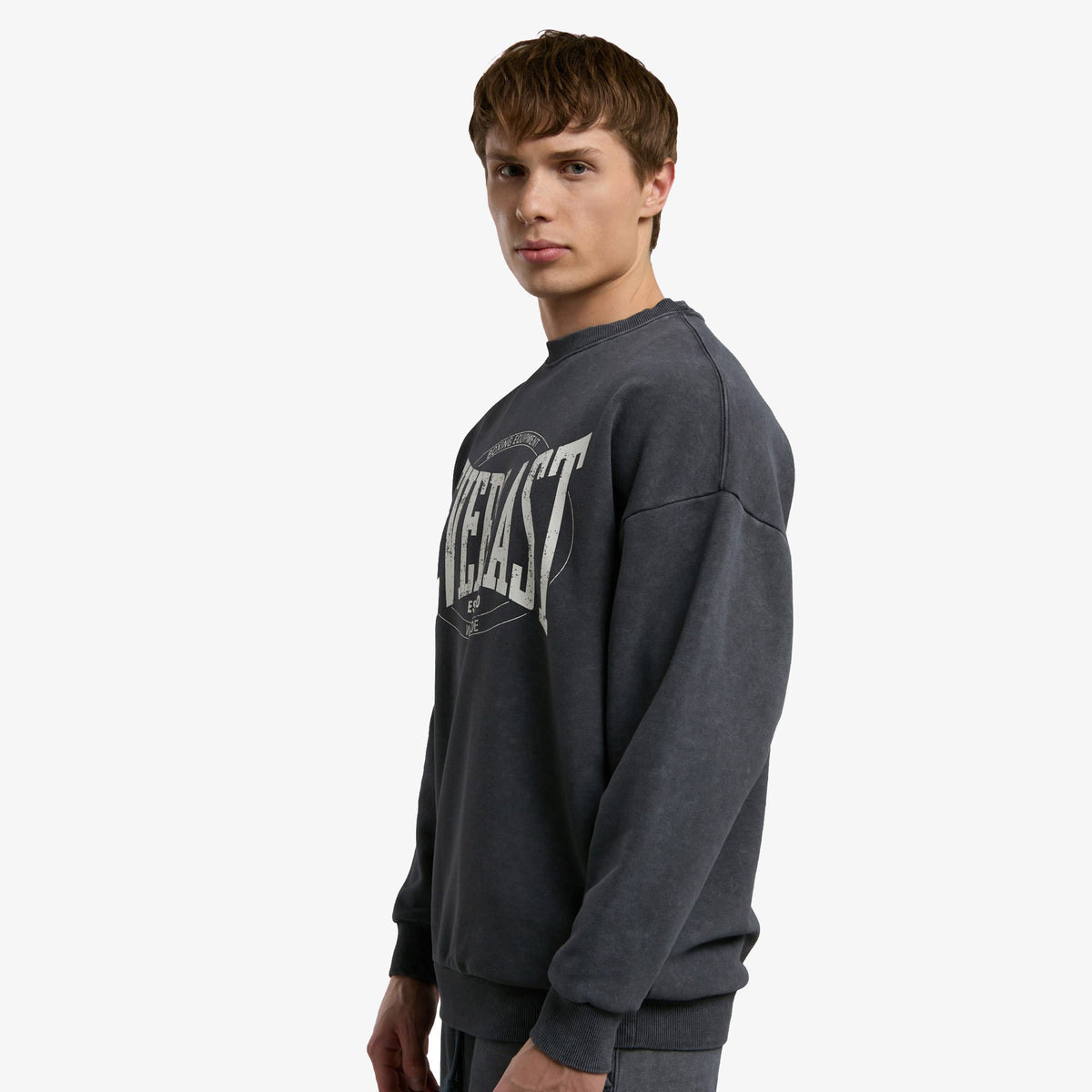 Everlast Authentic Boxing Oversize Siyah Erkek Sweatshirt
