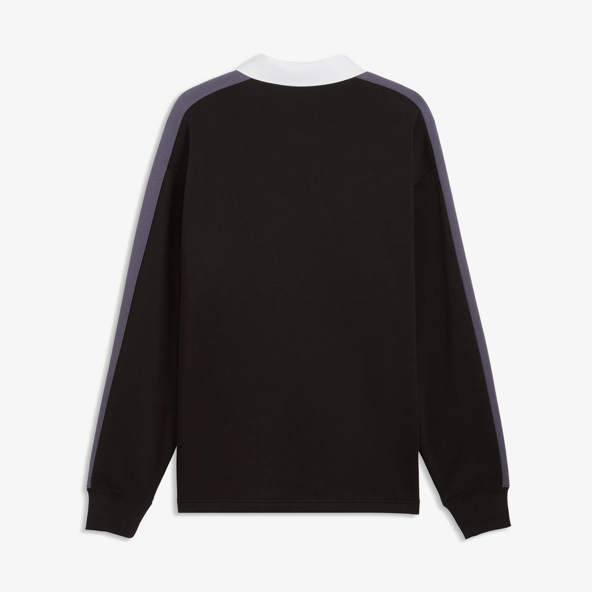 Puma T7 Relaxed Polo Crew Erkek Siyah Sweatshirt