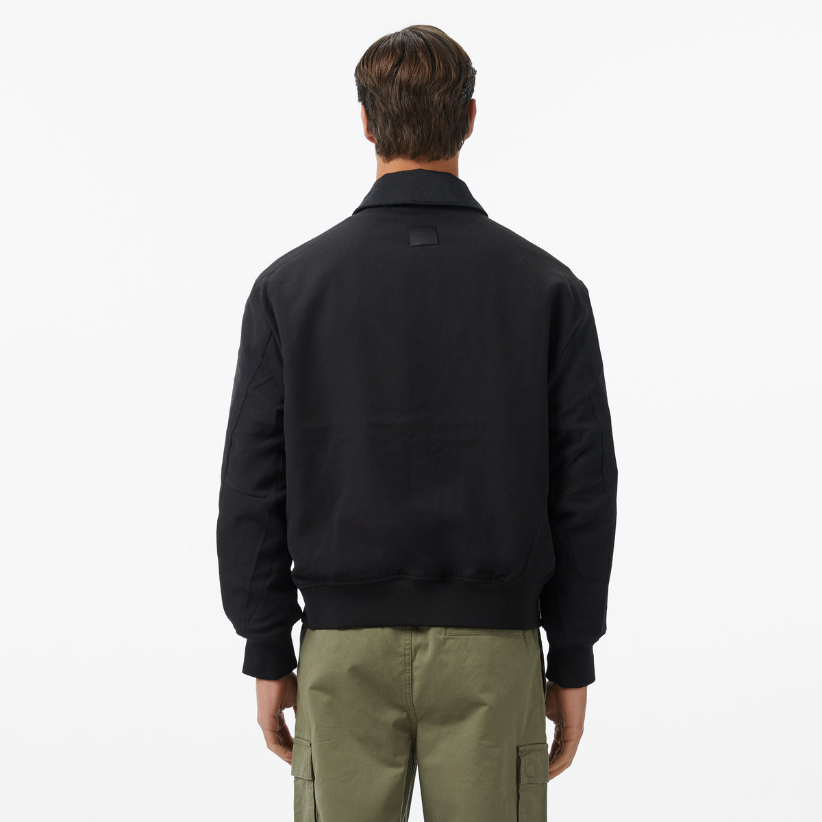 Calvin Klein Nylon Collared Reversible Erkek Siyah Ceket