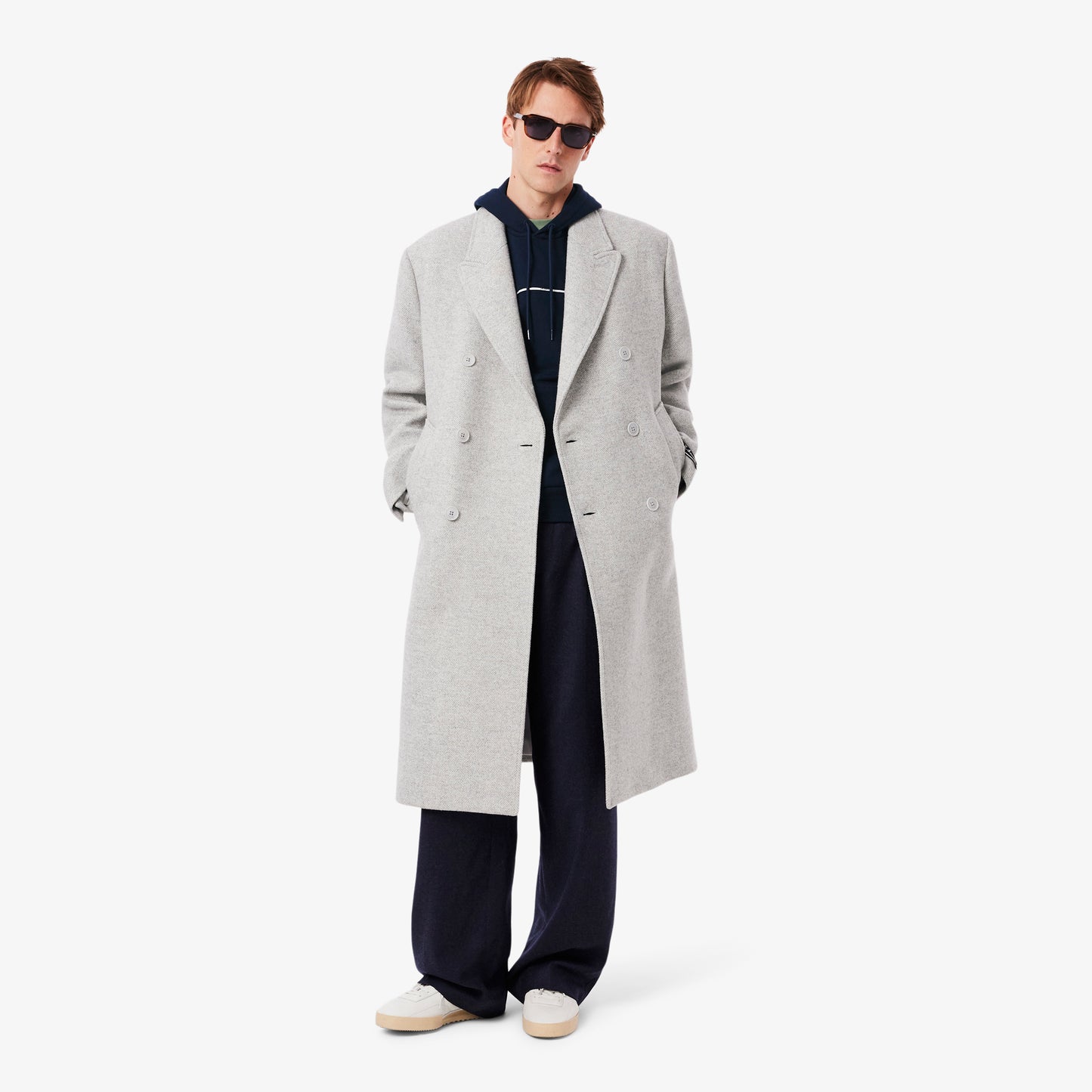 Lacoste Erkek Classic Fit Kapüşonlu Lacivert Sweatshirt