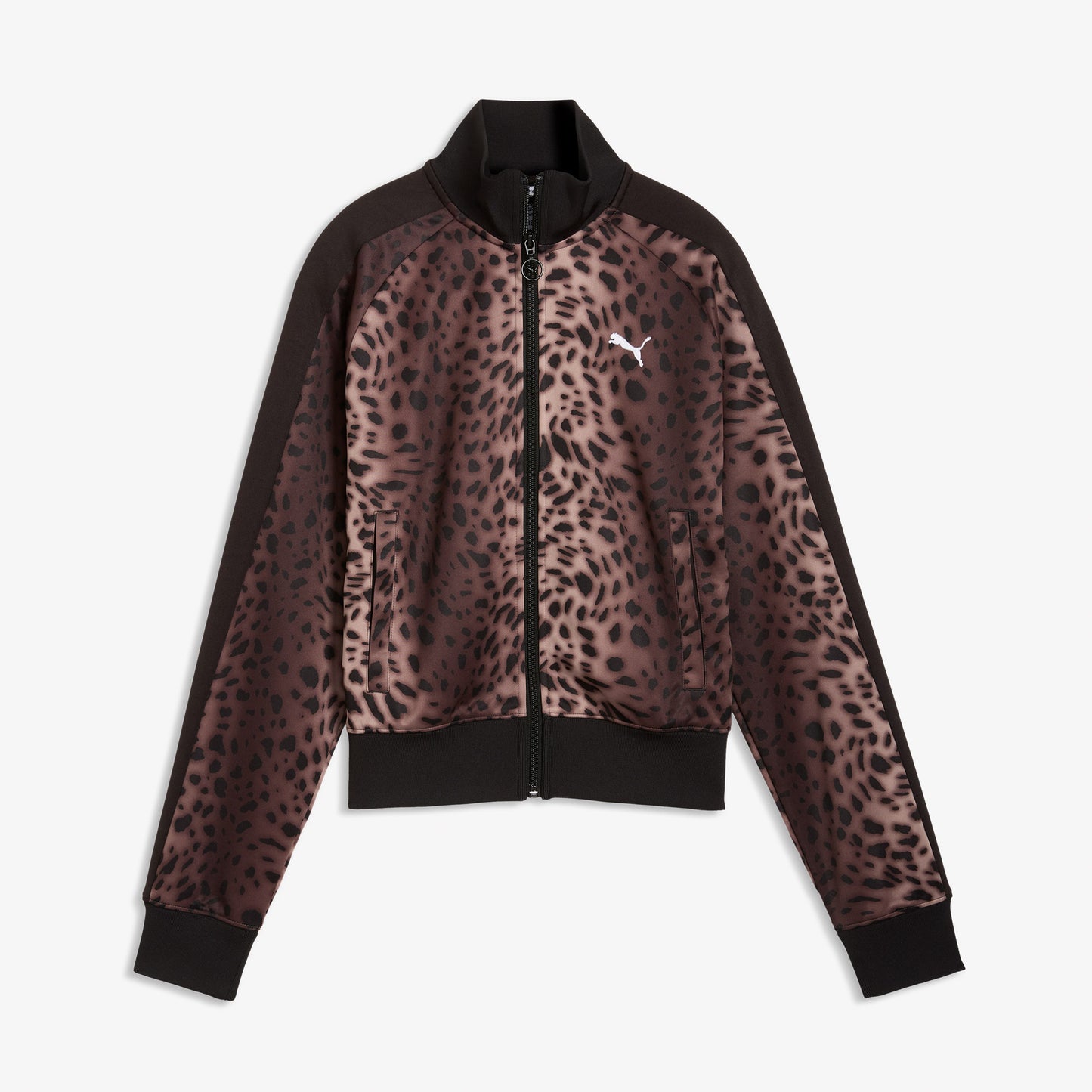Puma T7 Leo Luxe Aop Track Kadın Siyah Ceket
