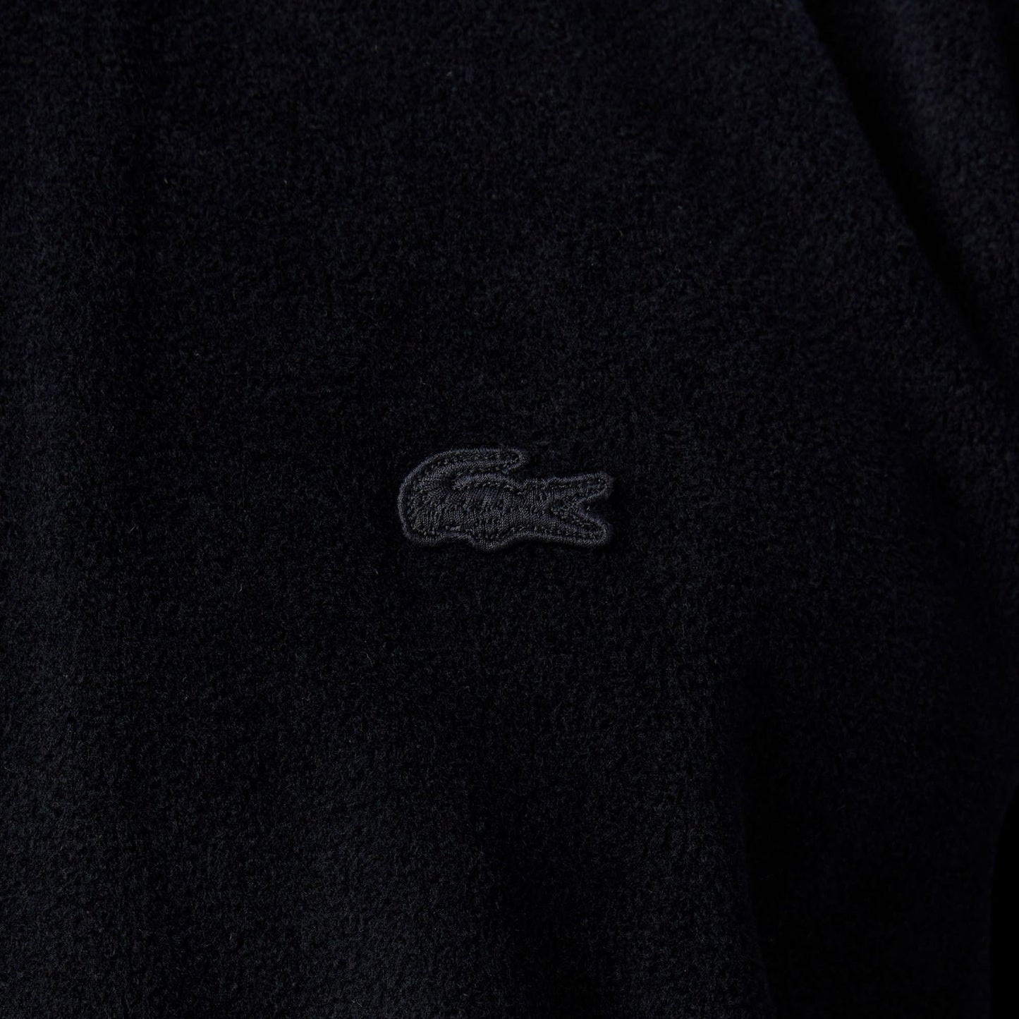 Lacoste Erkek Loose Fit Fermuarlı Siyah Sweatshirt