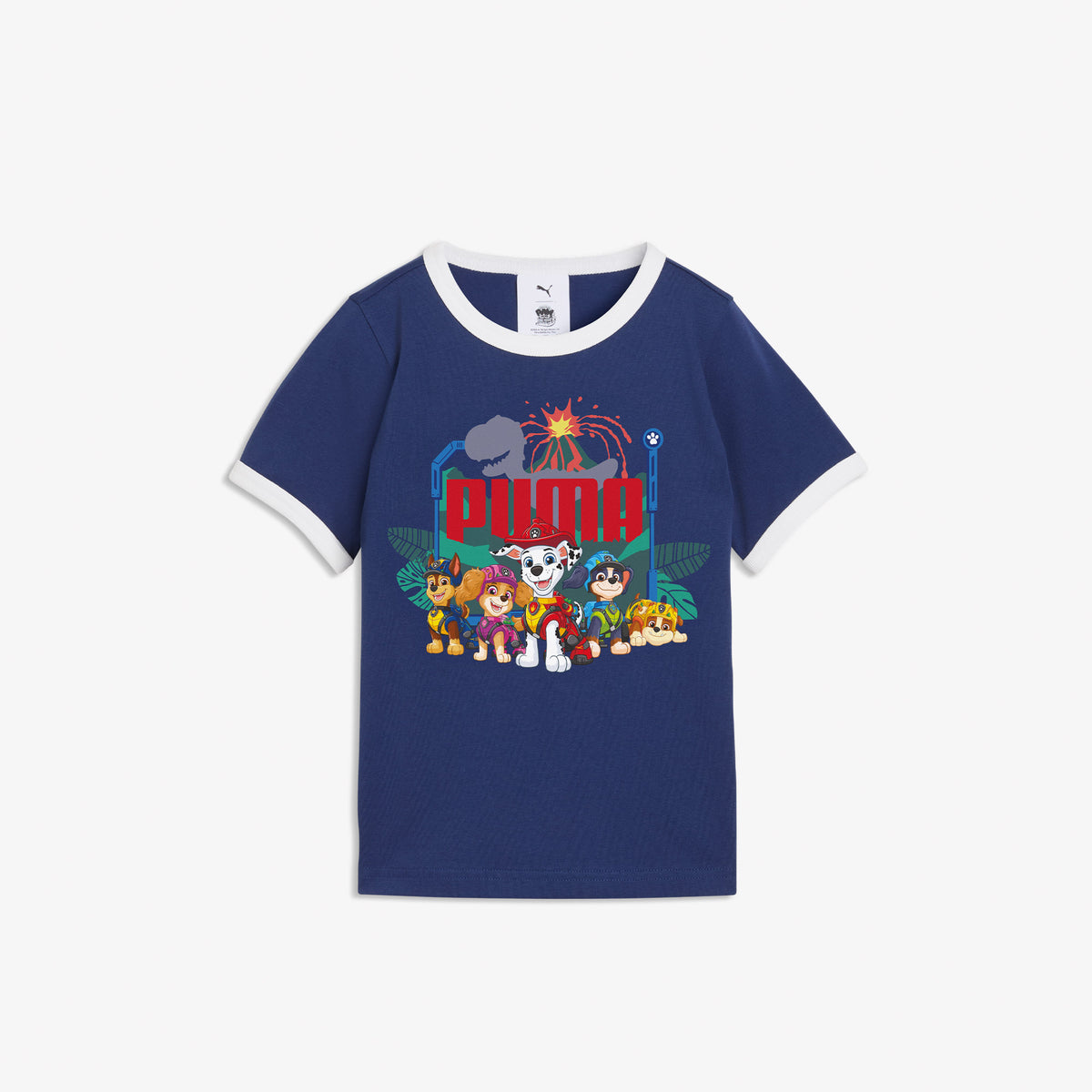 Puma X Paw Patrol Ringer Çocuk Mavi T-shirt