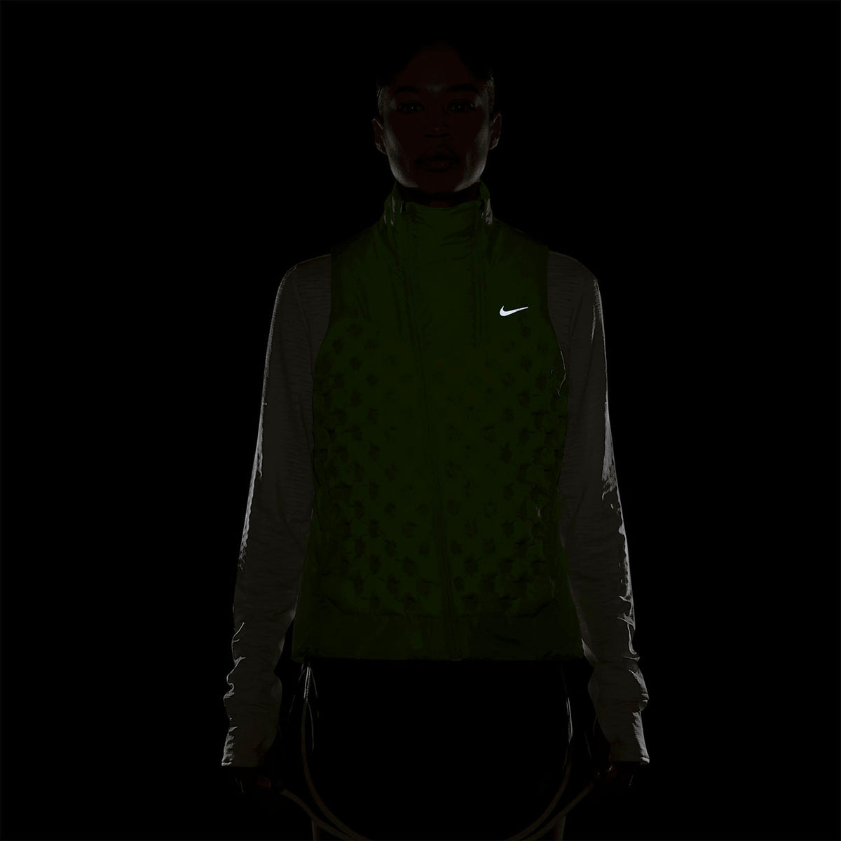 Nike Therma-fıt Adv Repel Aeroloft Kadın Sarı Koşu Yelek
