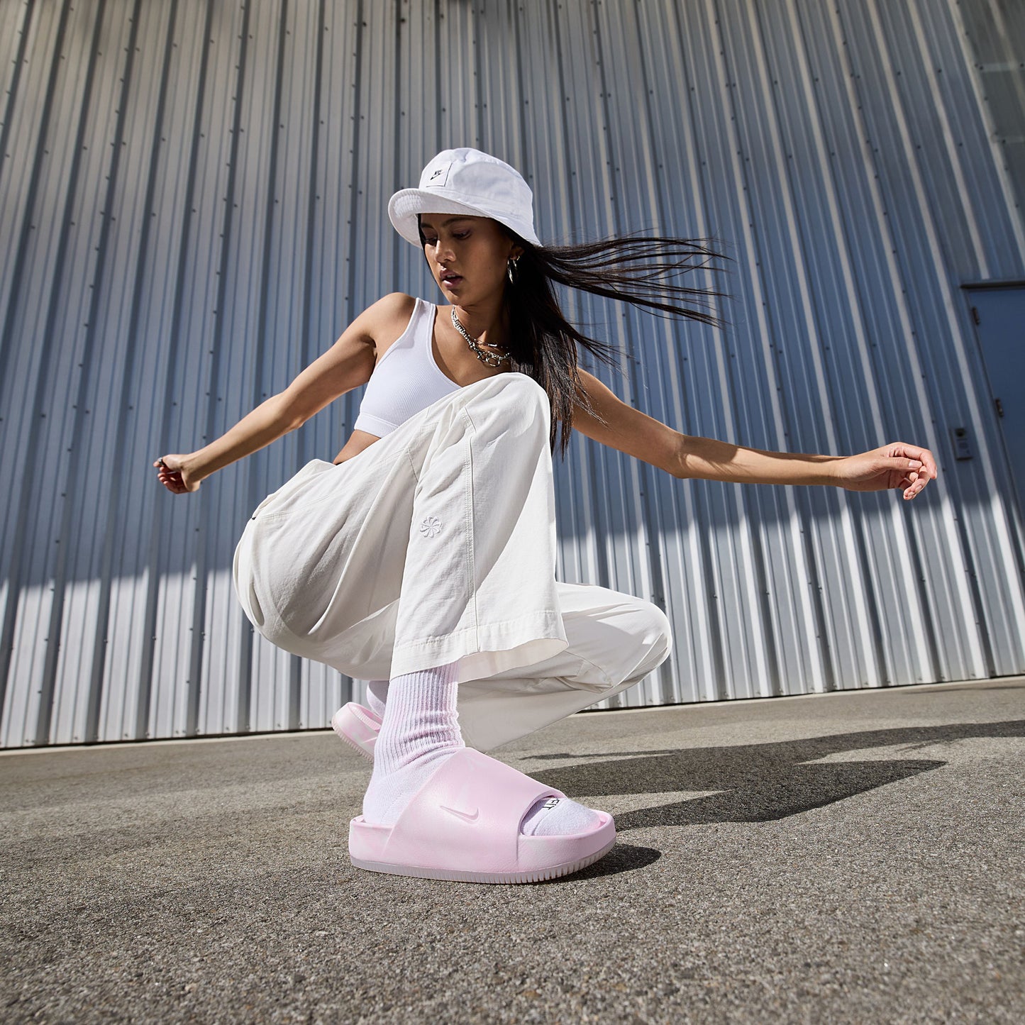Nike Calm Se Kadın Kırmızı/pembe Terlik