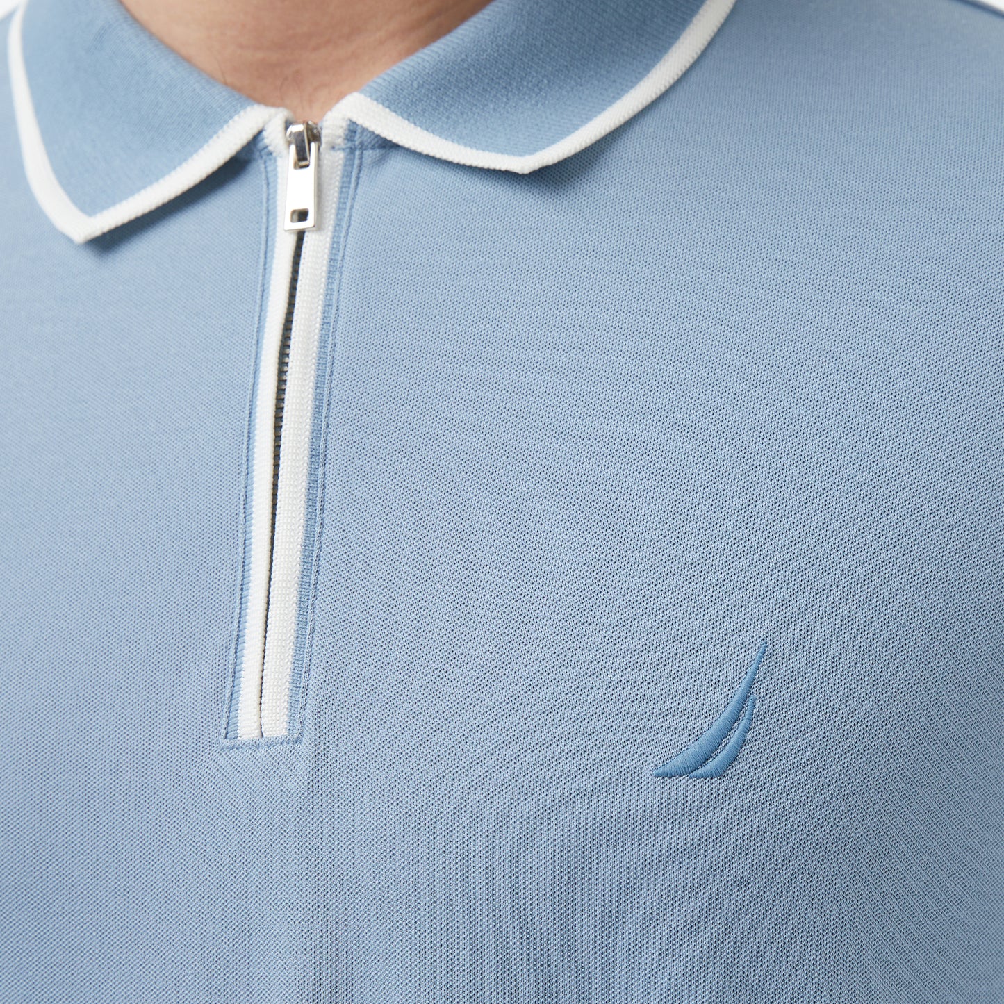 Nautica Erkek Mavi Regular Fit Polo Yaka T-shirt