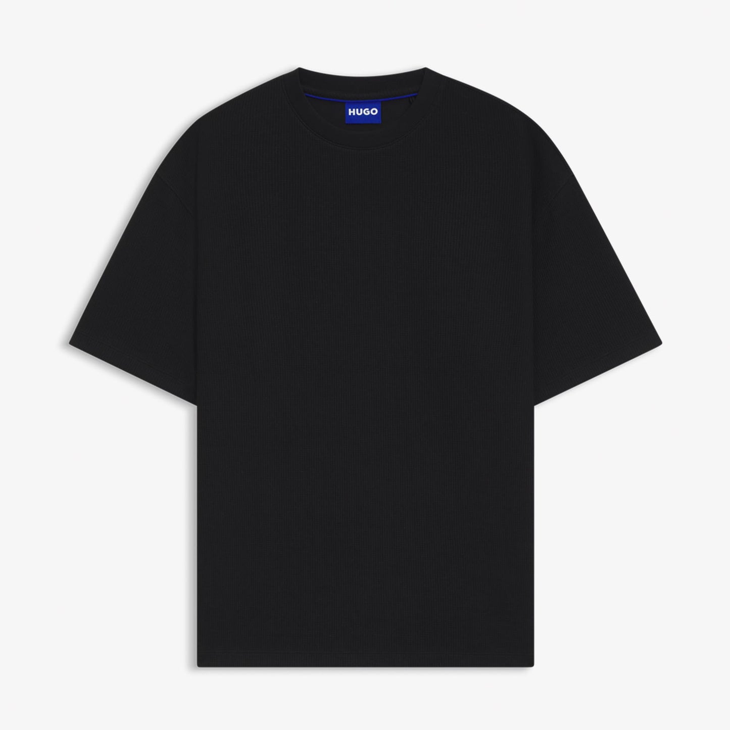 Hugo Boss Cotton Terry Erkek Siyah T-shirt