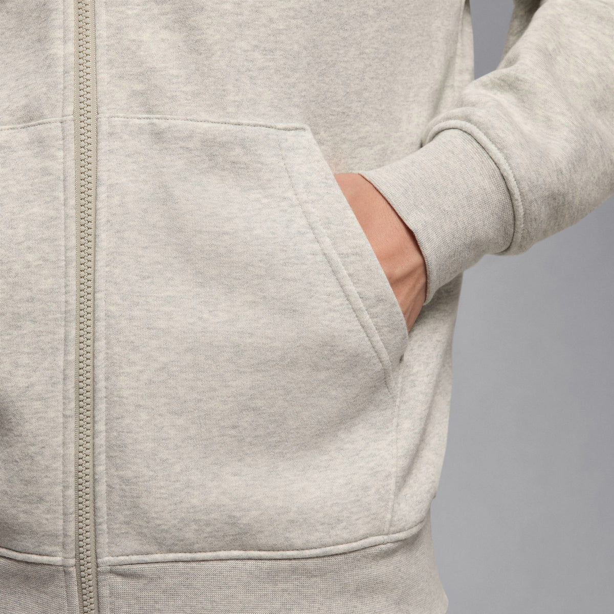 Jordan Brooklyn Fleece Erkek Gri Sweatshirt