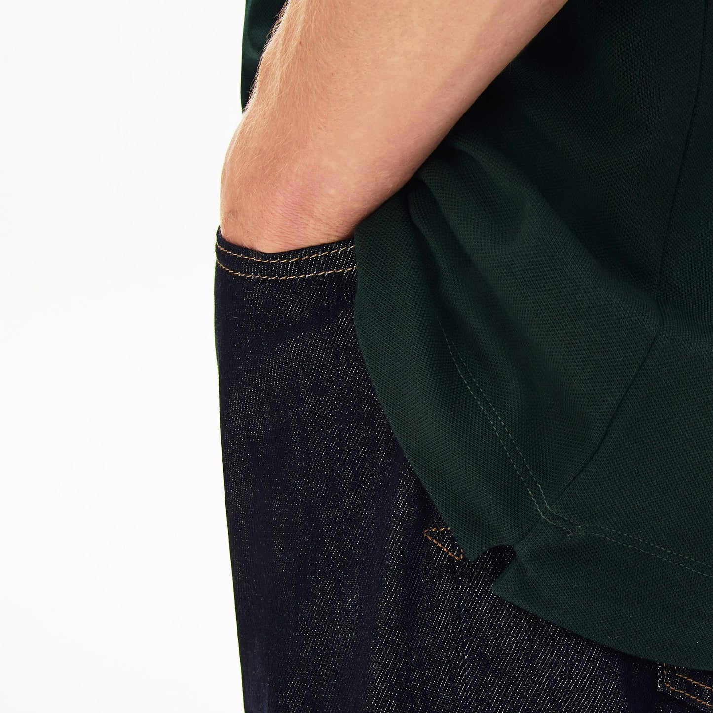 Lacoste Paris erkek Regular Fit Koyu Yeşil Polo