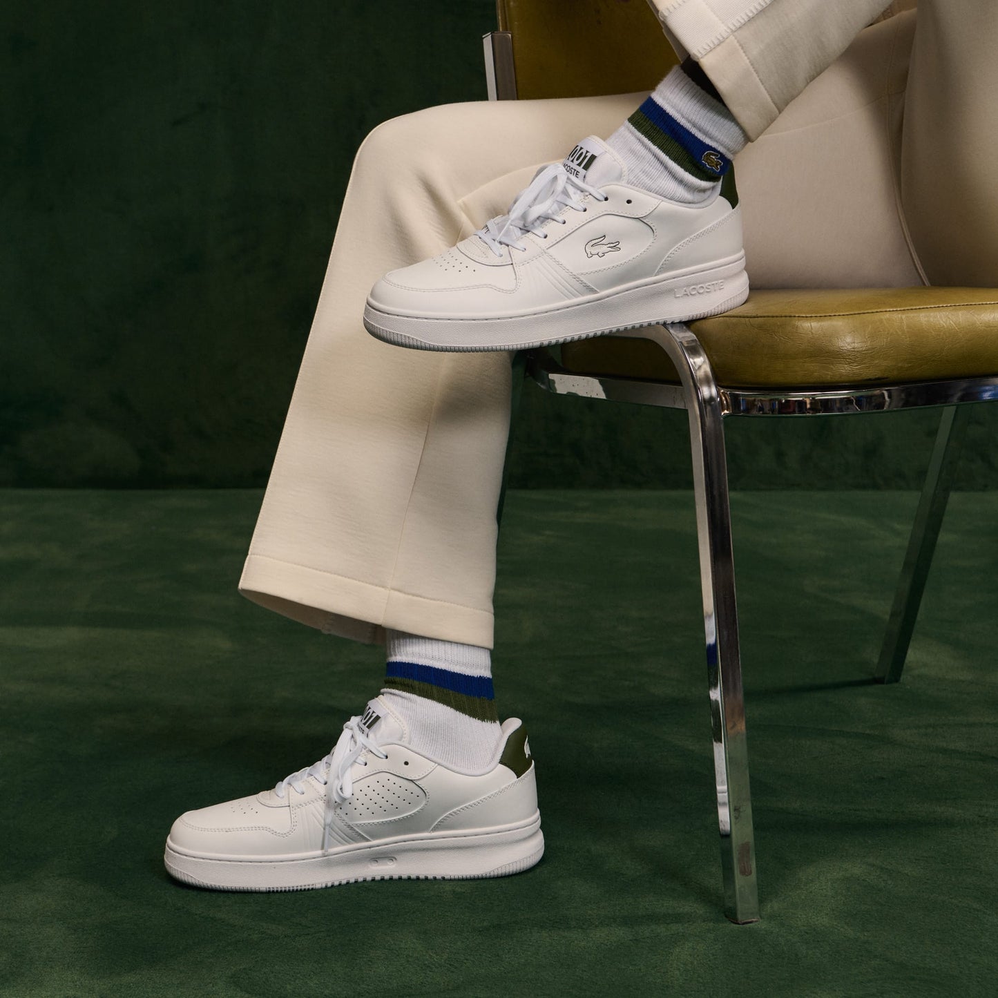 Lacoste L001 Set Erkek Yeşil Sneaker