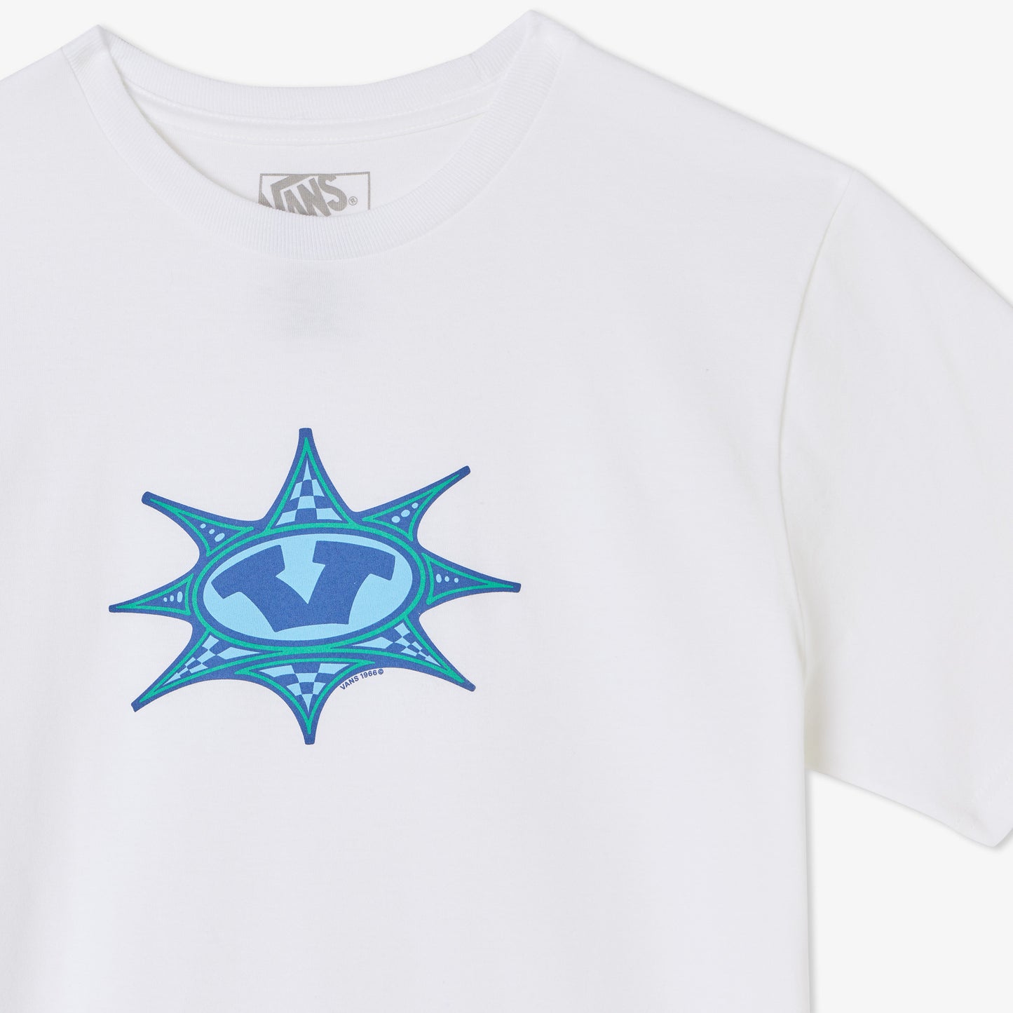 Vans Star Checker Ss Çocuk Beyaz T-shirt