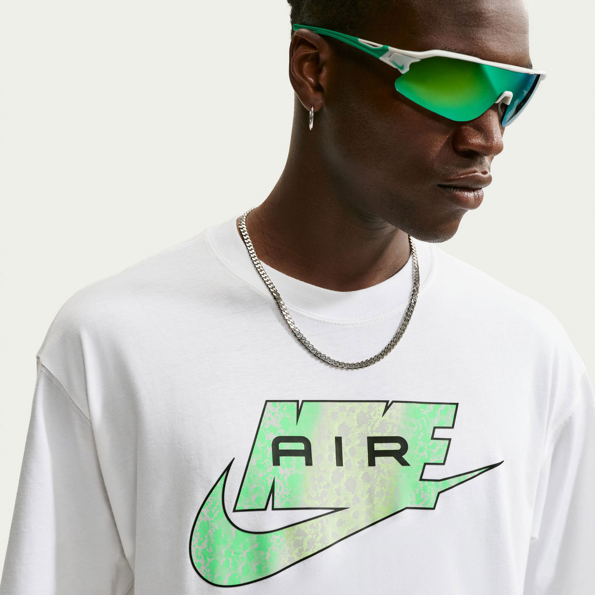 Nike Air Aop Erkek Beyaz T-shirt