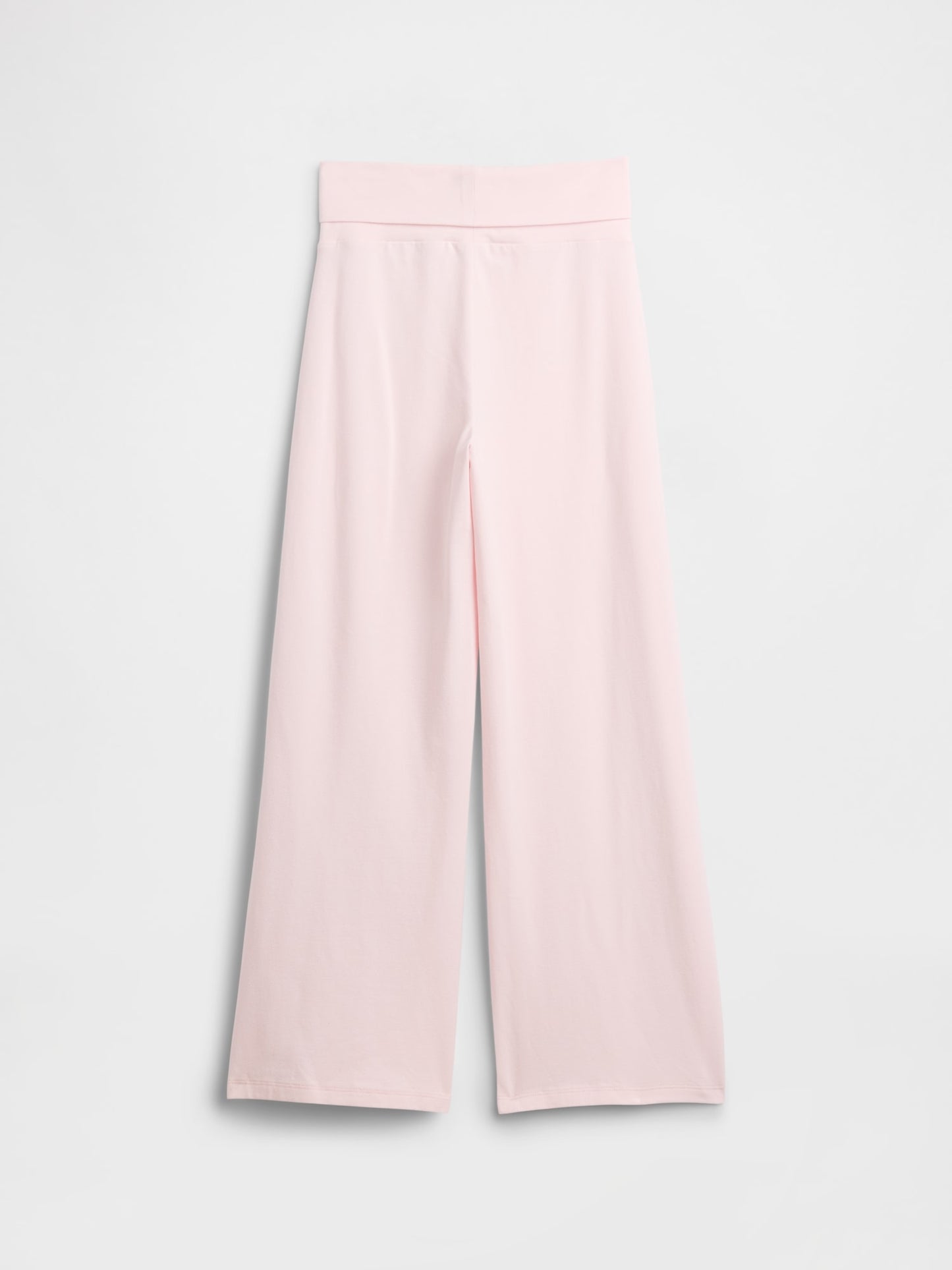 Açık Pembe Kids Stretch Jersey Katlanabilir Tayt