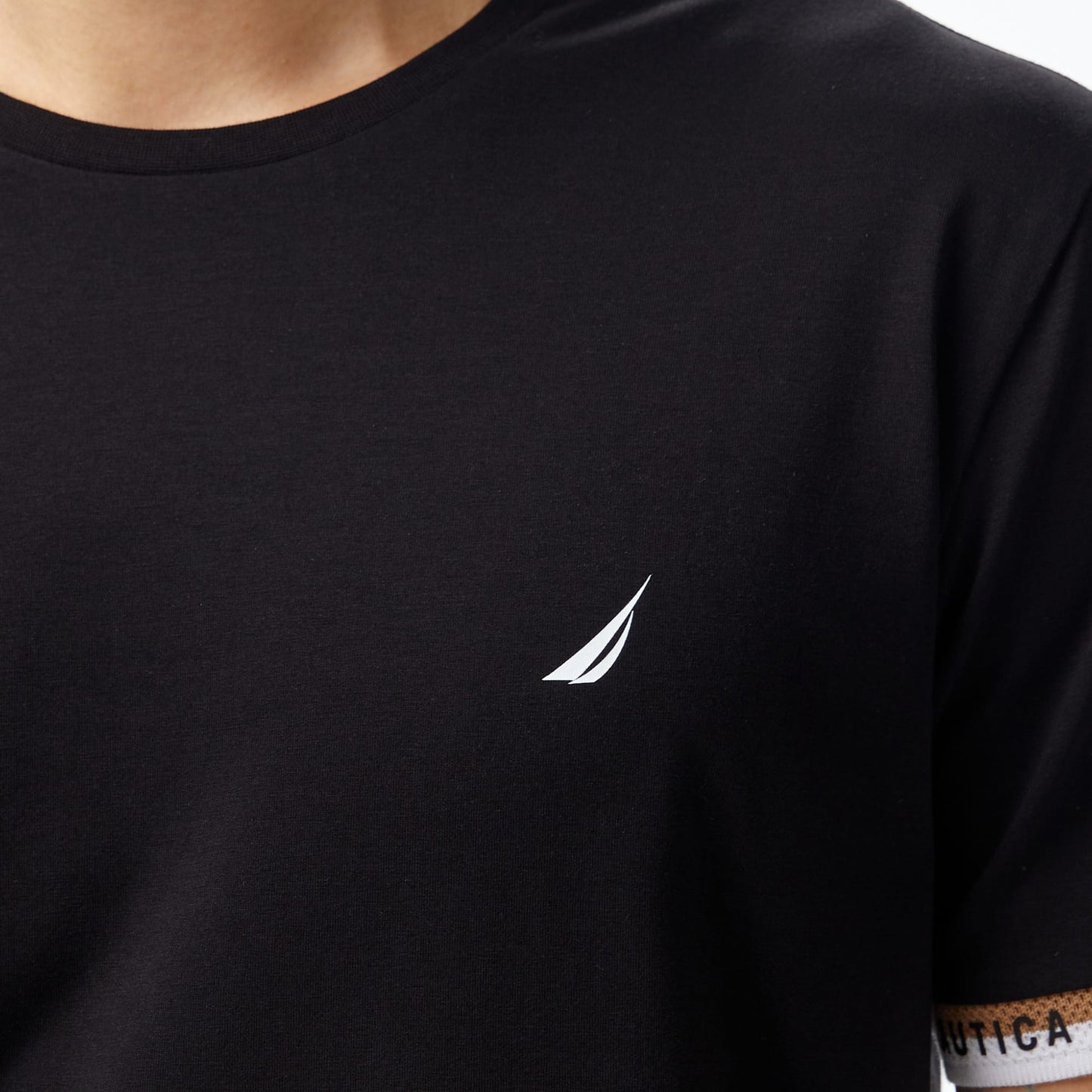 Nautica Erkek Siyah Regular Fit T-shirt