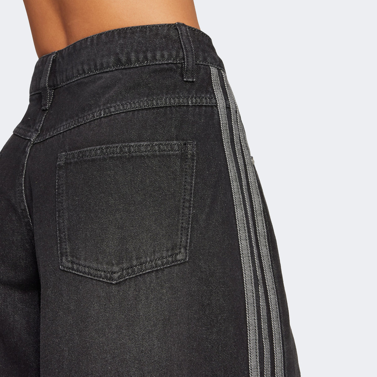 Adidas Adicolor Denim Adilenum Kadın Siyah Pantolon