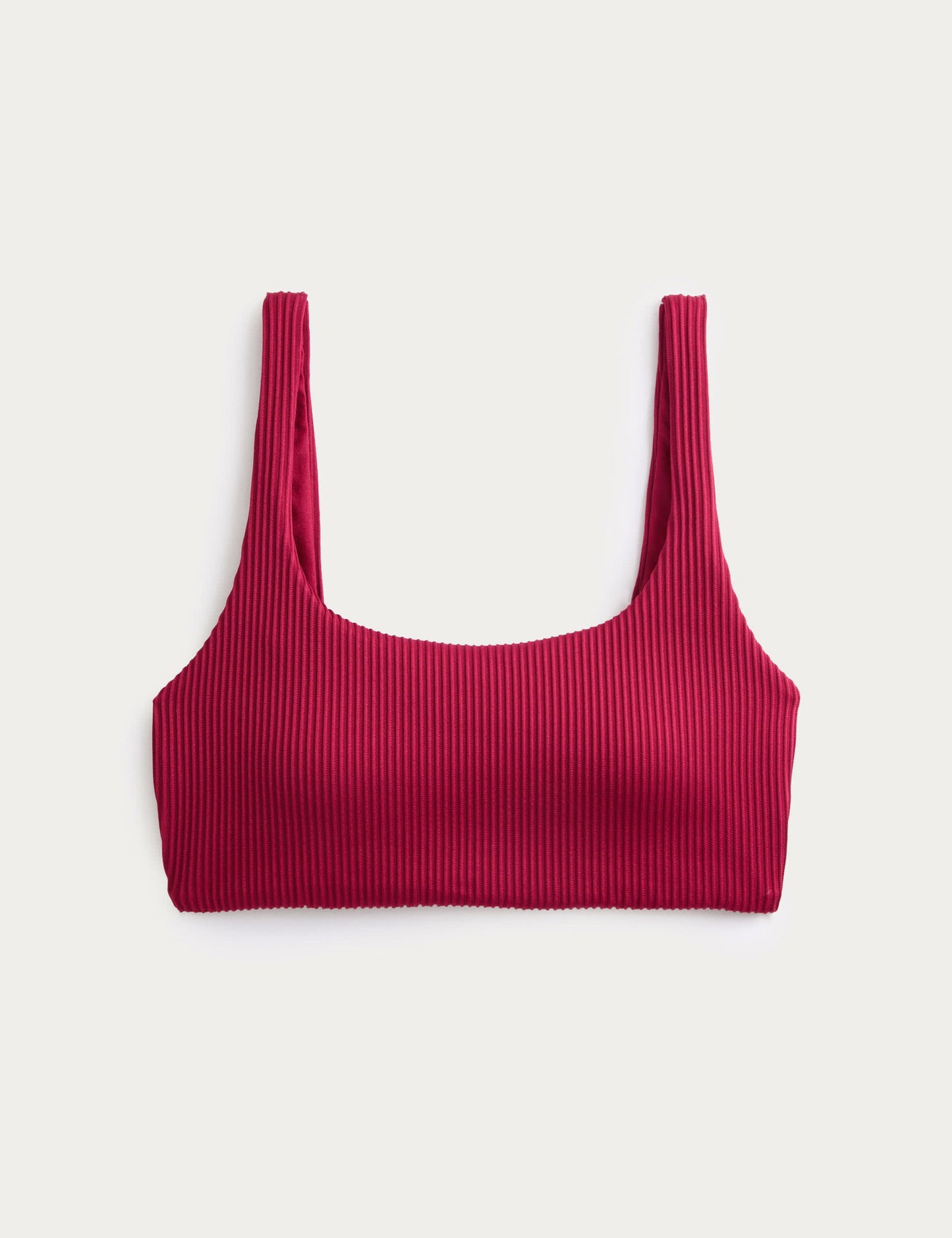 Dokulu Scoop Yaka Bikini Üstü