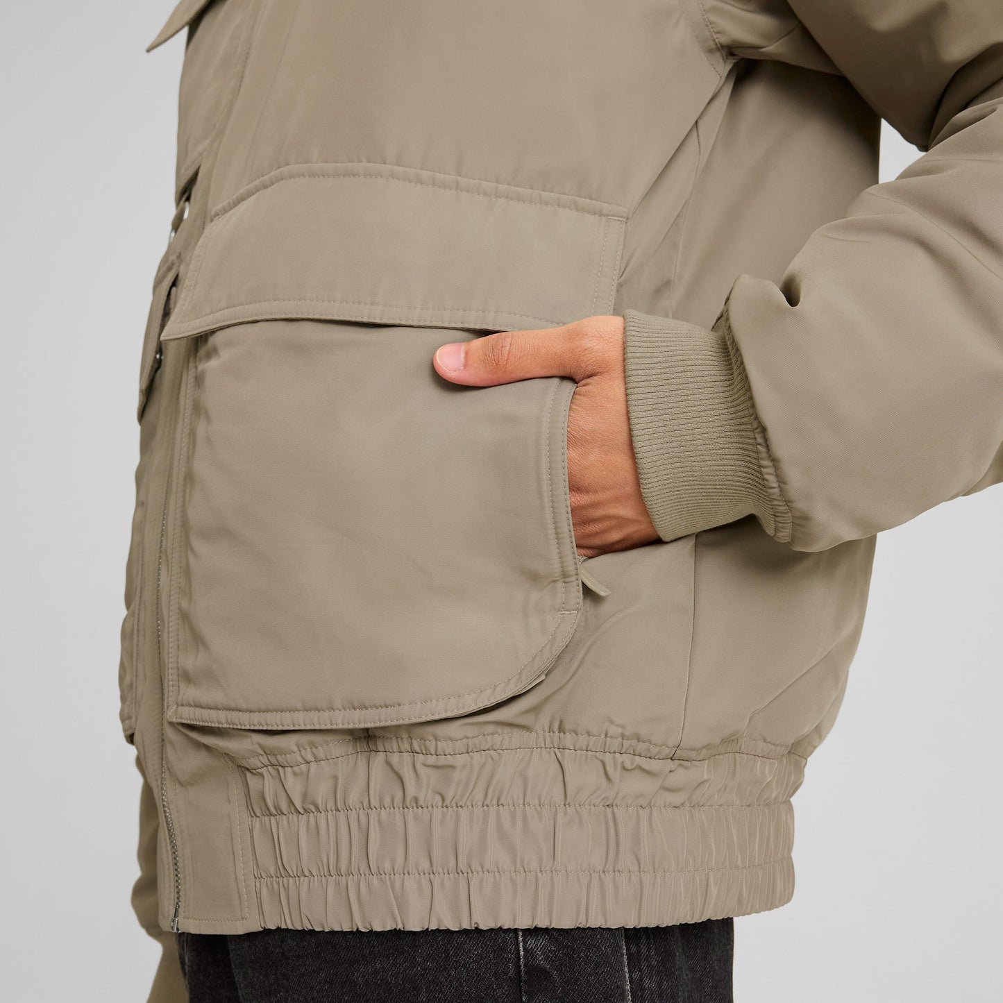 Puma Bomber Unisex Haki Ceket