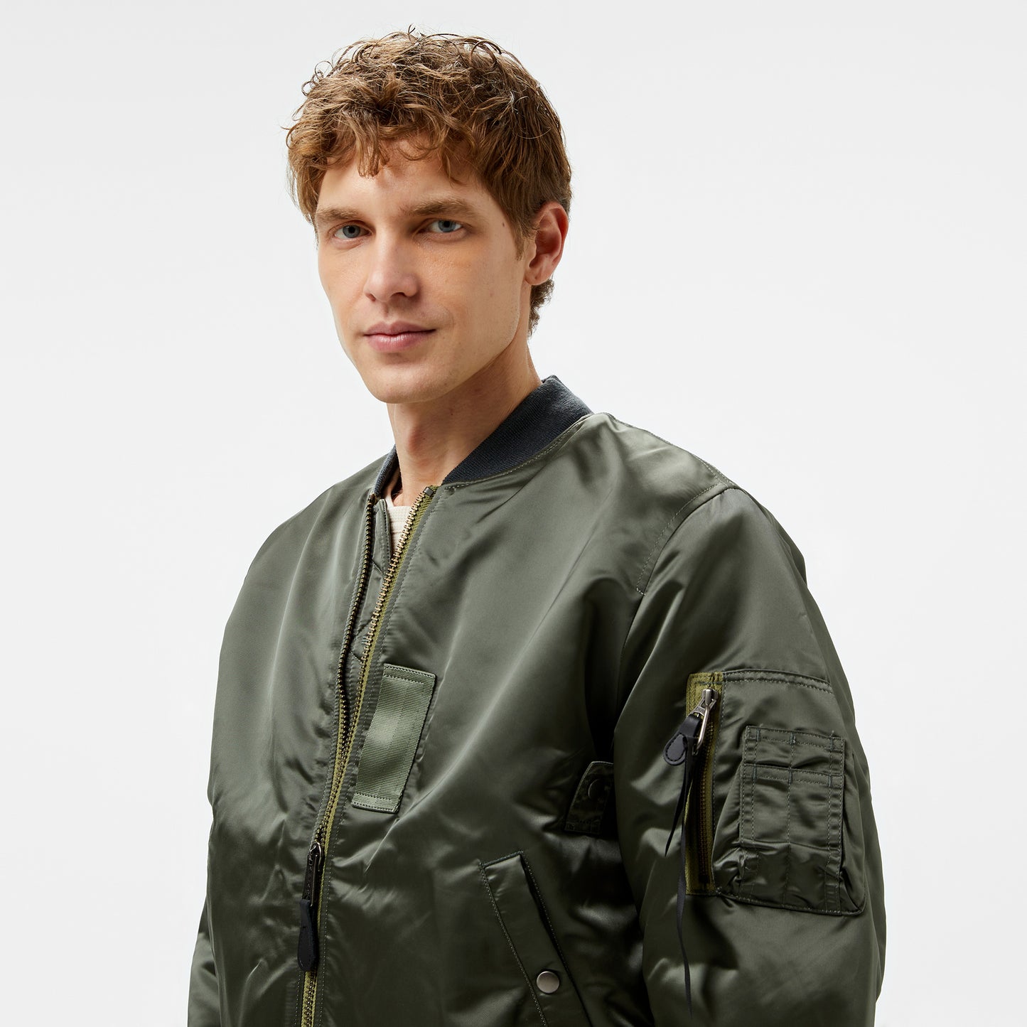Alpha Industries 1960s Ma-1 Flight Bomber Unisex Gri Ceket