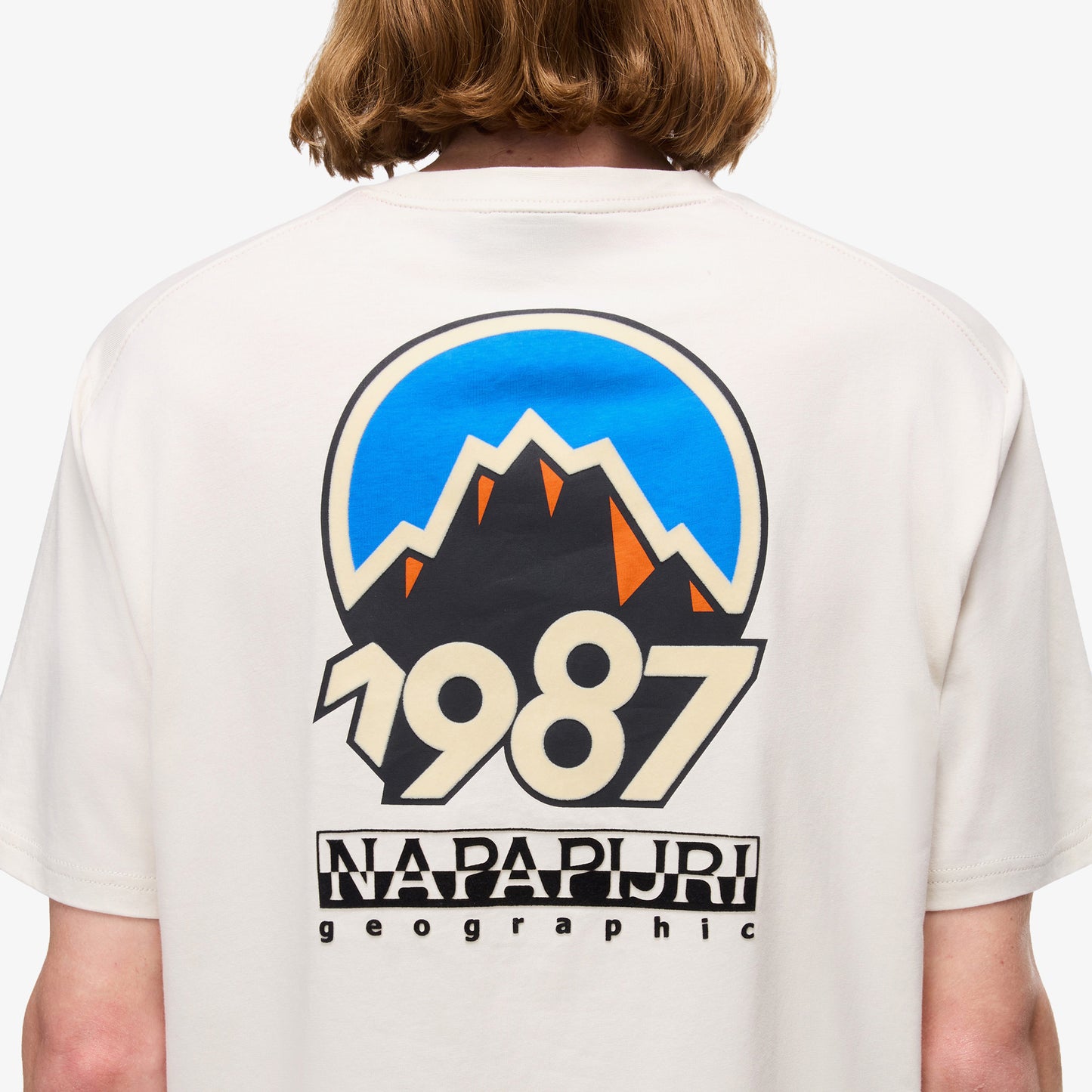 Napapijri S-montepiana Erkek Bej T-shirt