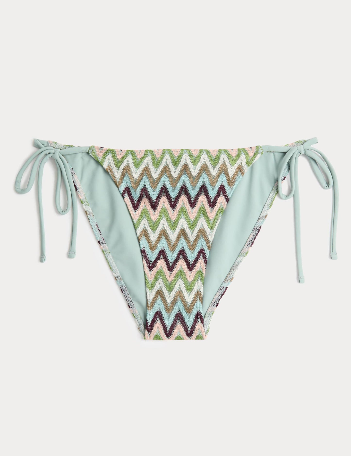 Dokulu Bağlama Detaylı Bikini Altı