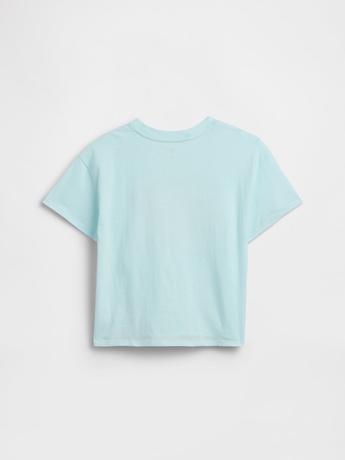 Açık Mavi Relaxed Grafik Baskılı T-shirt