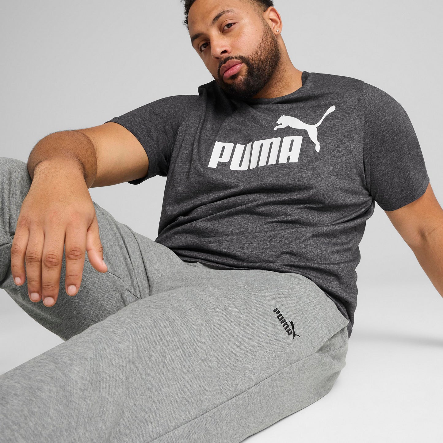 Puma Essentials No 1 Logo Erkek Gri Eşofman Altı