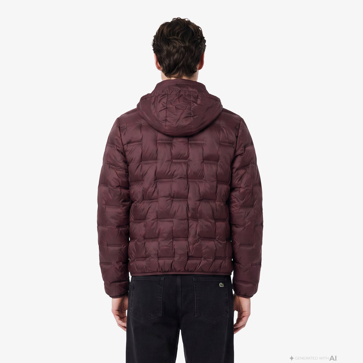 Lacoste Regular Fit Erkek Bordo Mont