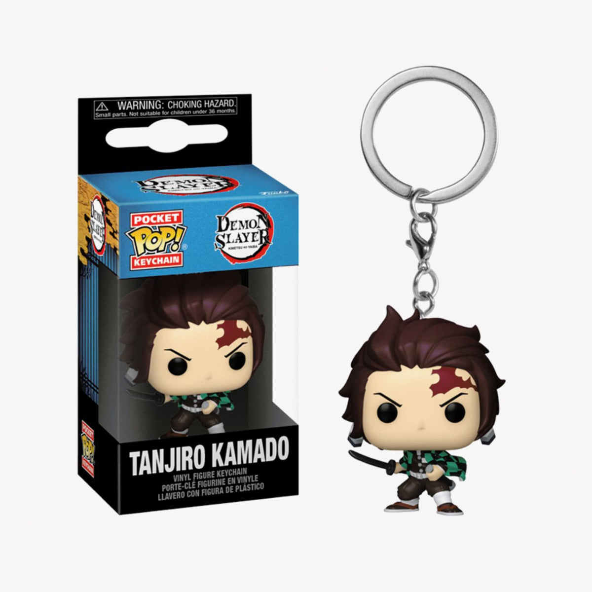 Funko Pop Animations: Demon Slayertanjiro Kamado Unisex Renkli Anahtarlık
