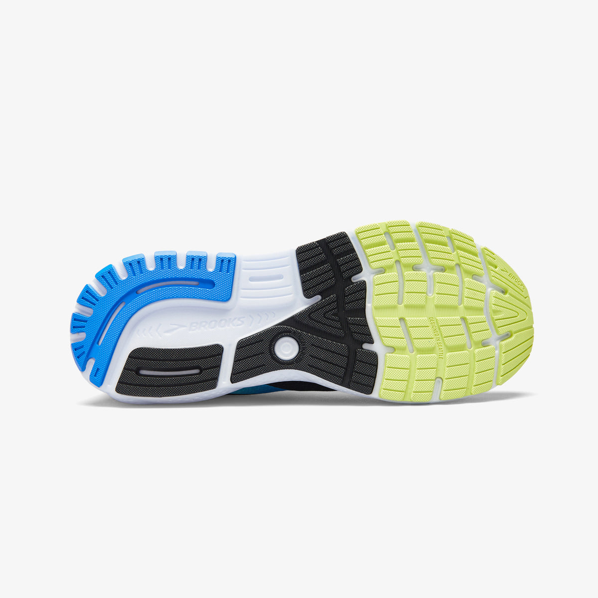 Brooks Ghost 16 Erkek Siyah/mavi Koşu Ayakkabısı