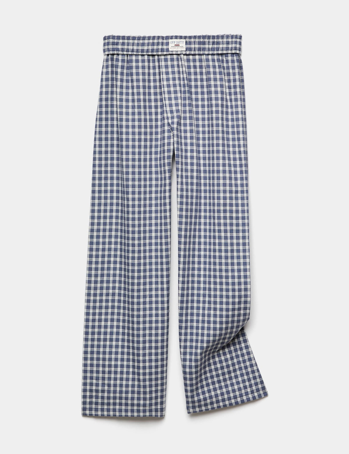 Saf Pamuklu Ekose Pijama Altı