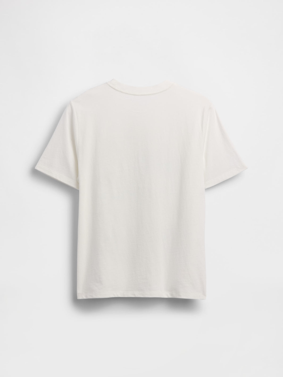 Beyaz Grafik Baskılı T-shirt