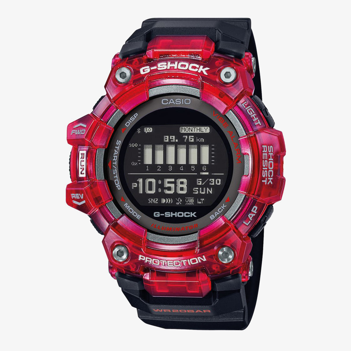 Casio Gbd-100sm-4a1dr Erkek Kırmızı Kol Saati