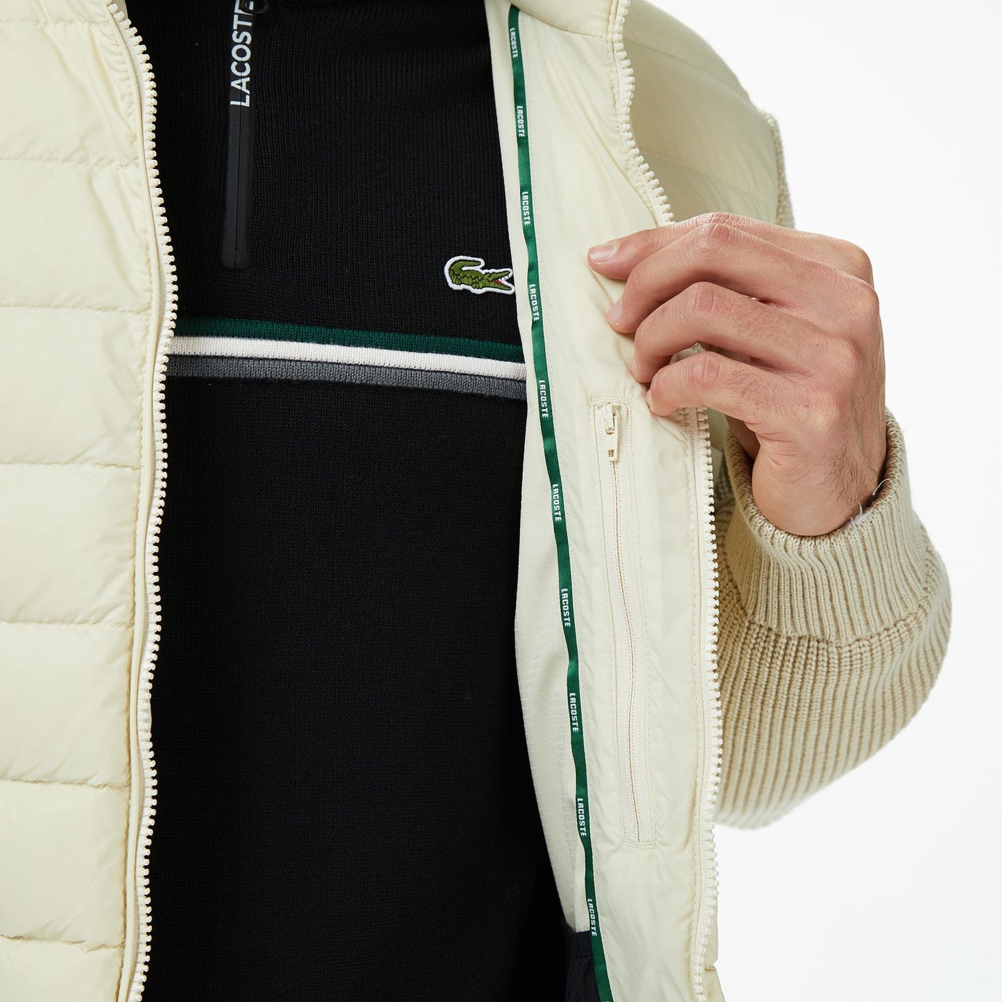 Lacoste Erkek Regular Fit Açık Kahverengi Mont