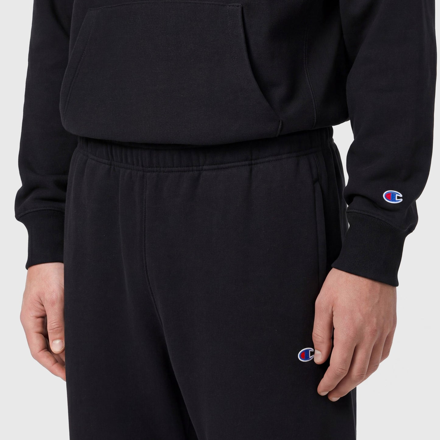 Champion Elastic Cuff Erkek Siyah Eşofman Altı
