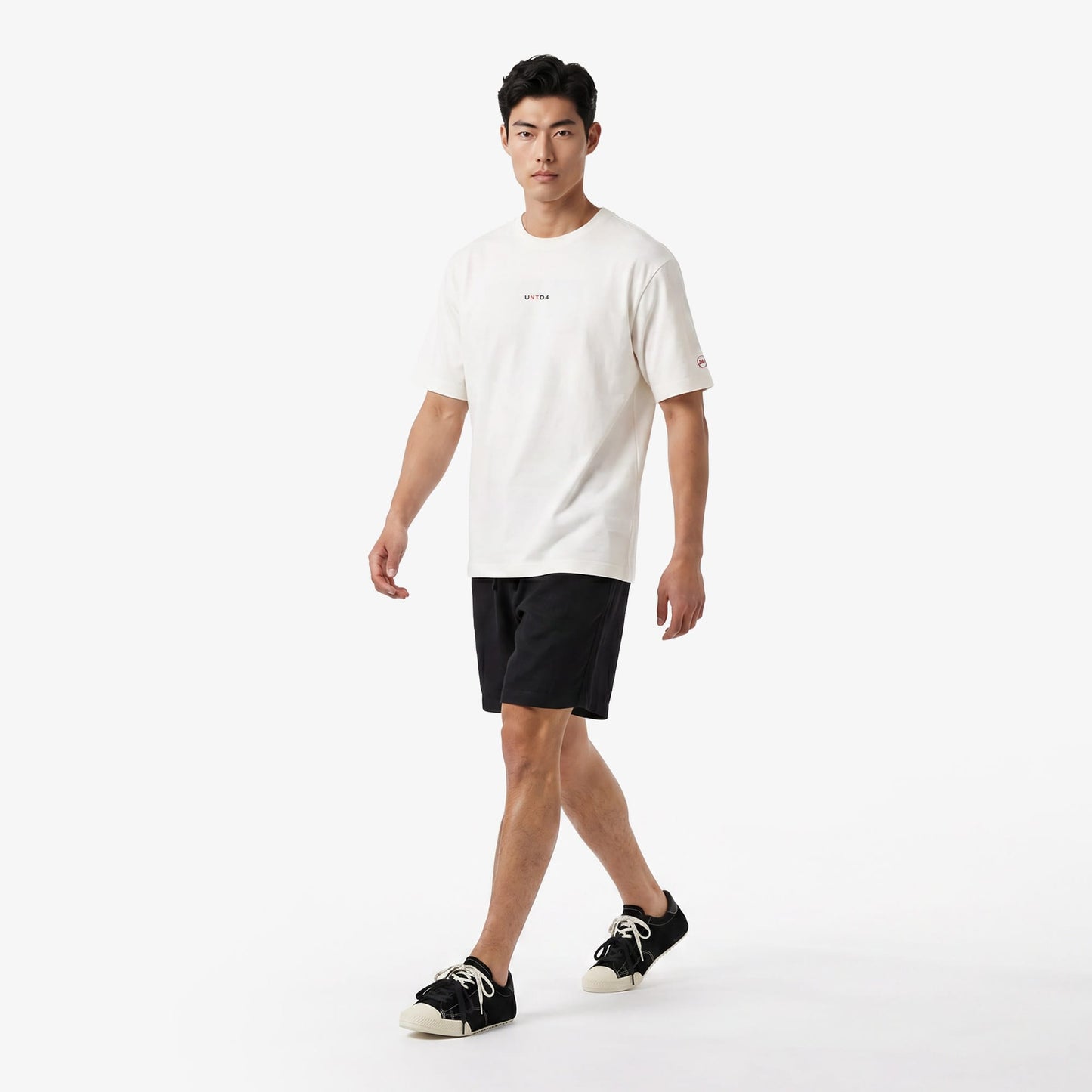 United4 Regular Fit Erkek Krem T-shirt