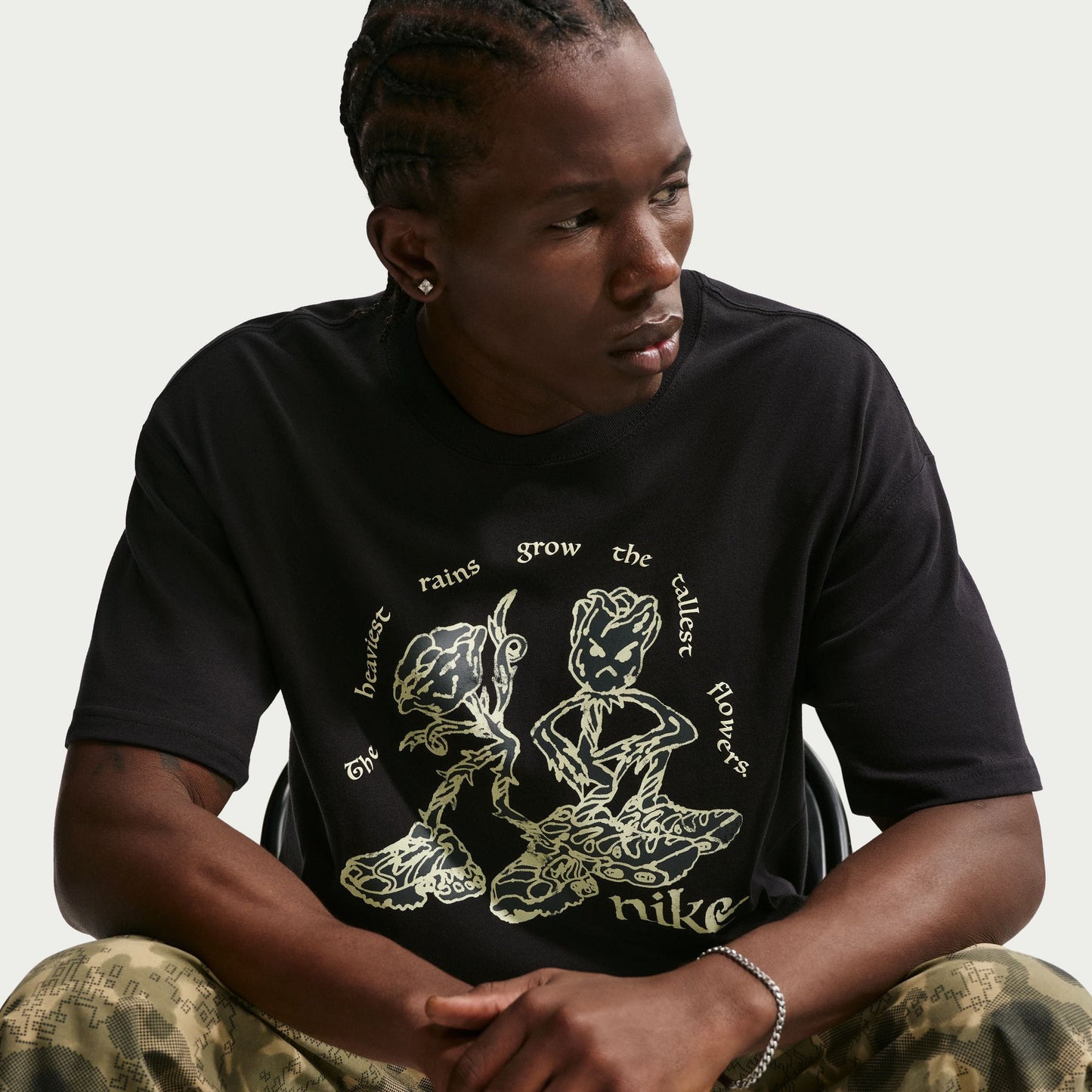 Nike Peak Tee Erkek Siyah T-shirt
