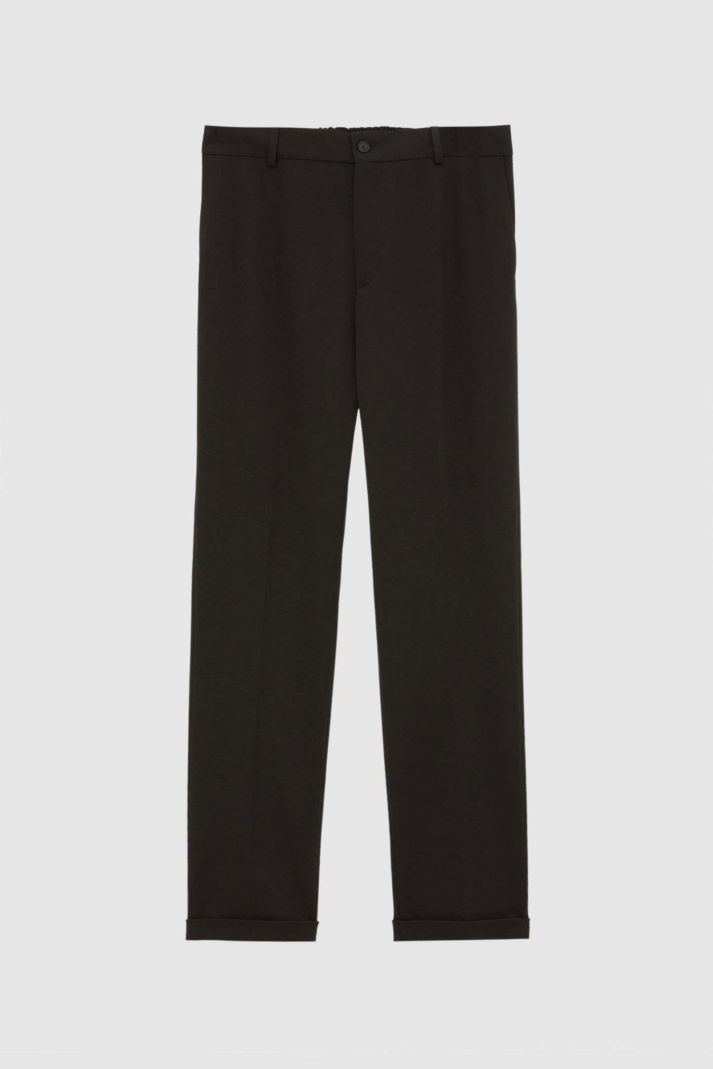 Tween Relaxed Fit Siyah Düz Jogger Pantolon