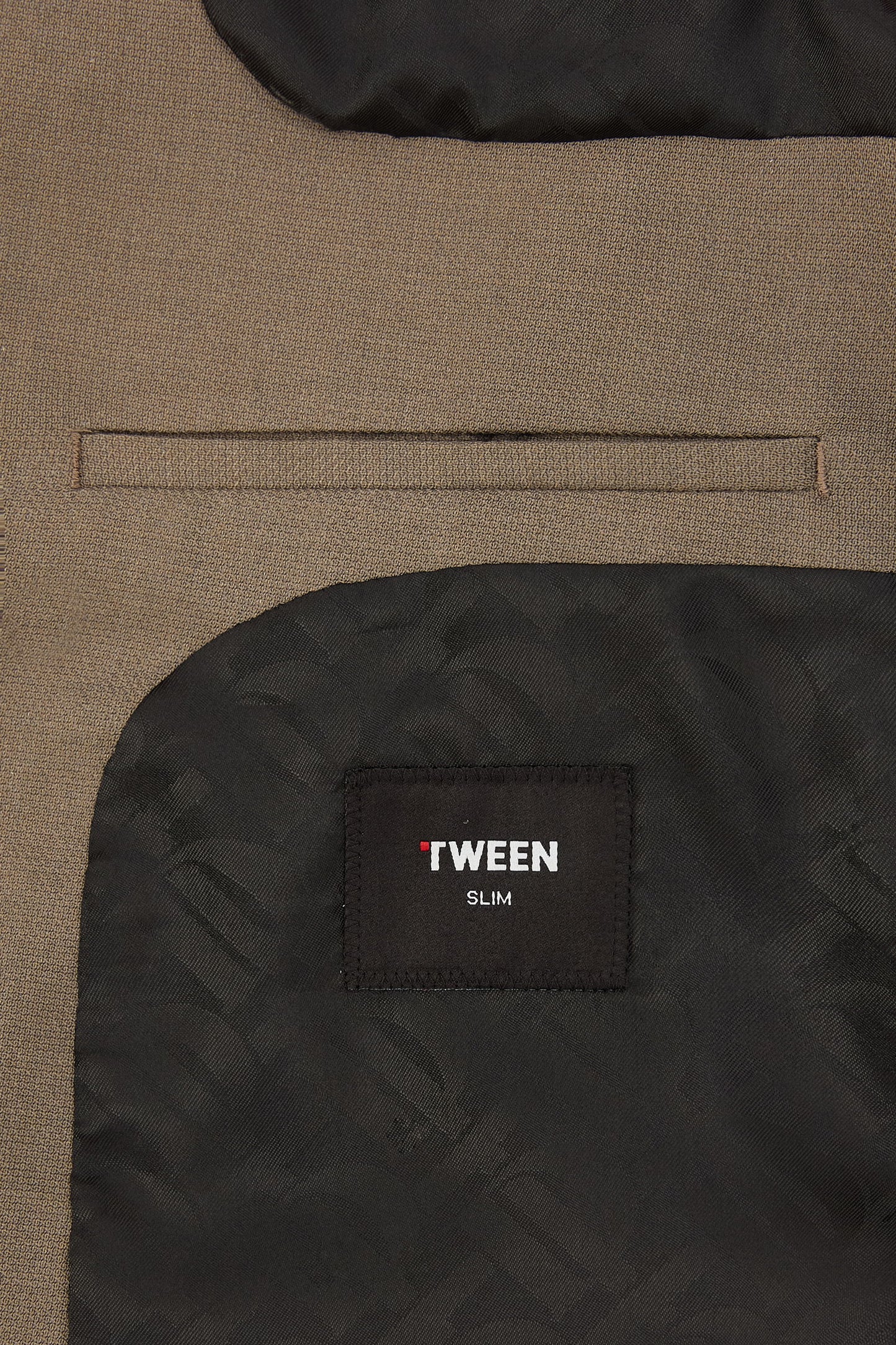 Tween Slim Fit Vizon Armürlü Takim Elbise