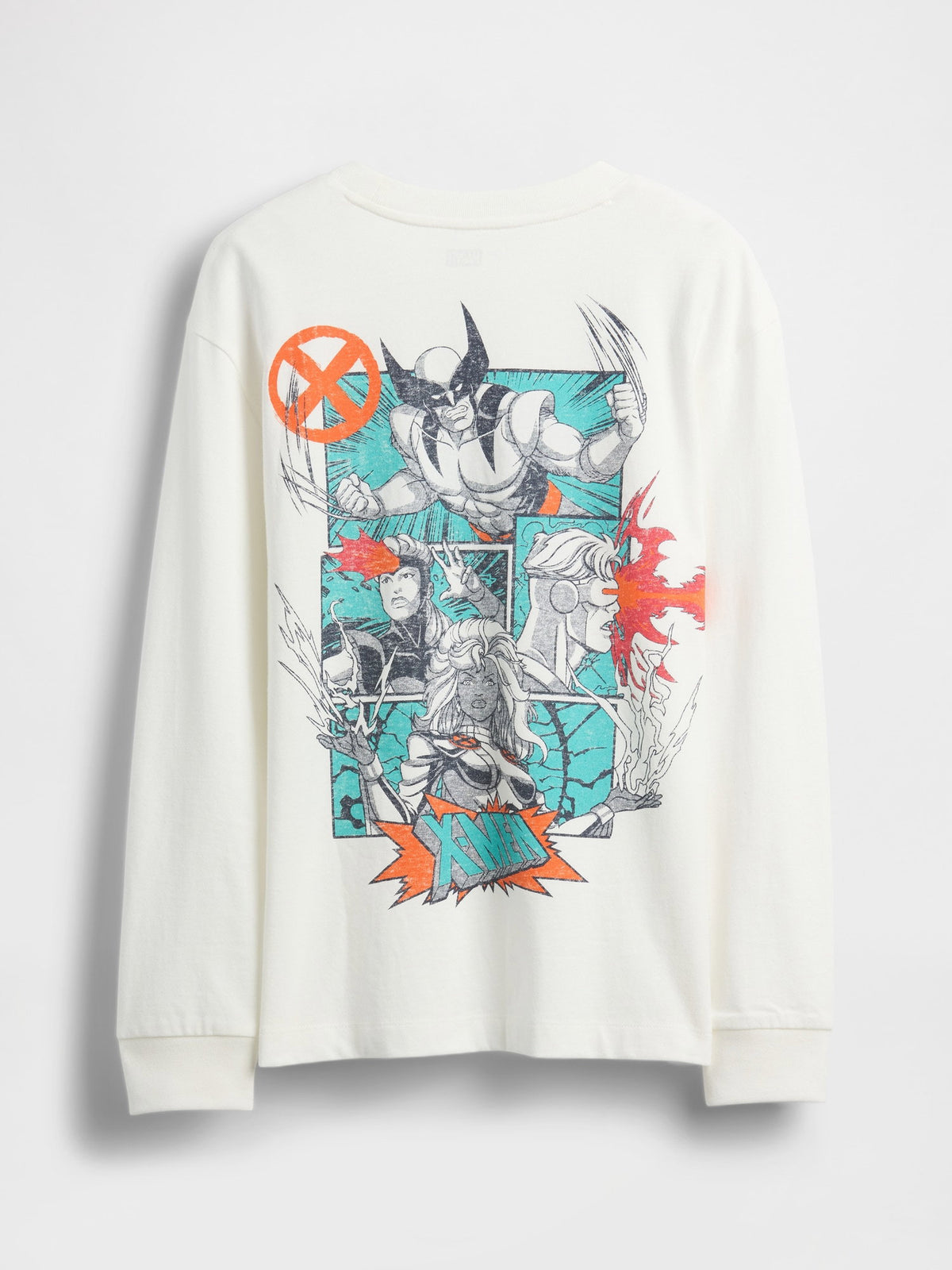 Beyaz Marvel Relaxed Grafik T-shirt
