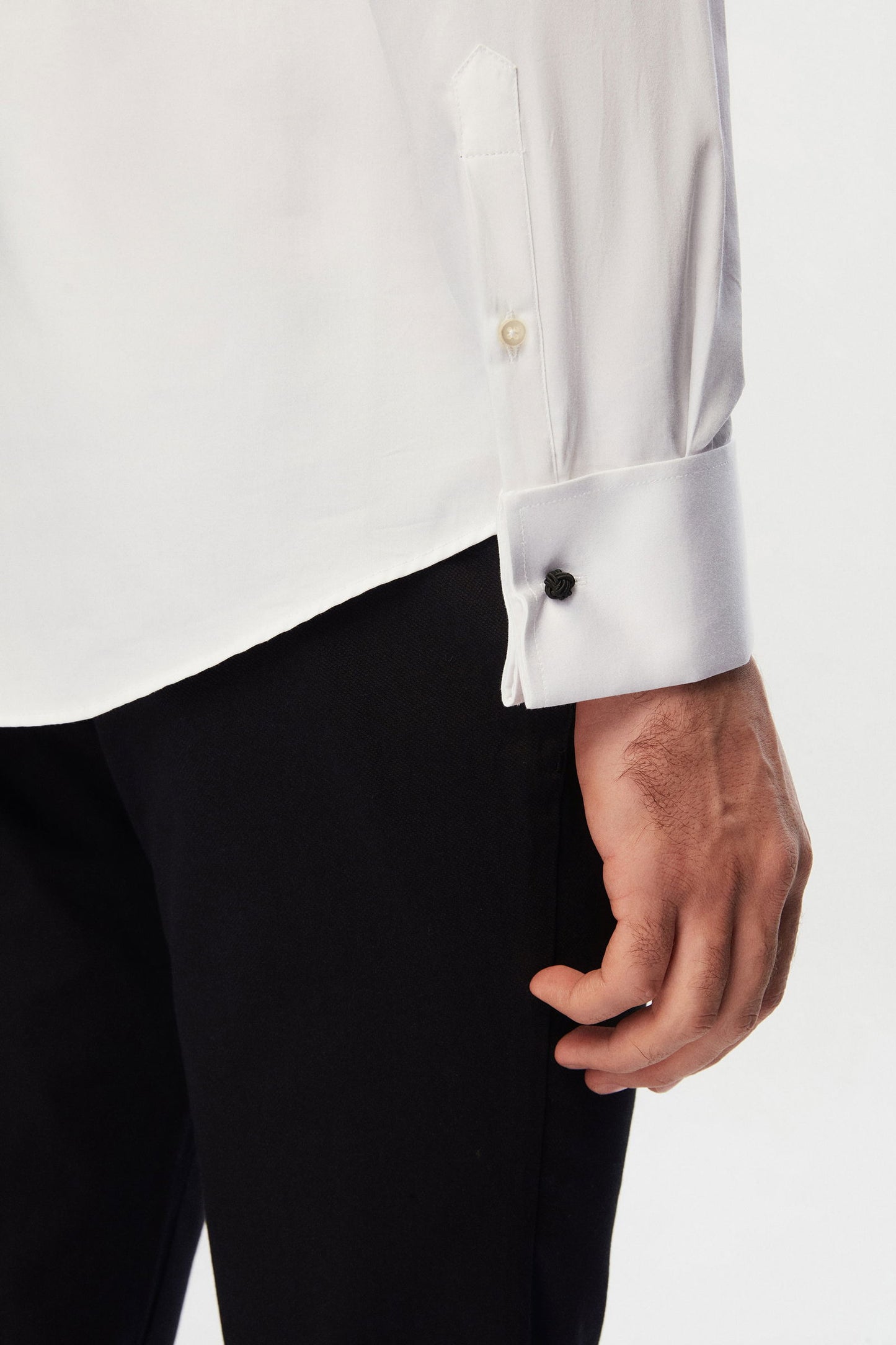 Ds Damat Slim Fit Beyaz Düz Gömlek