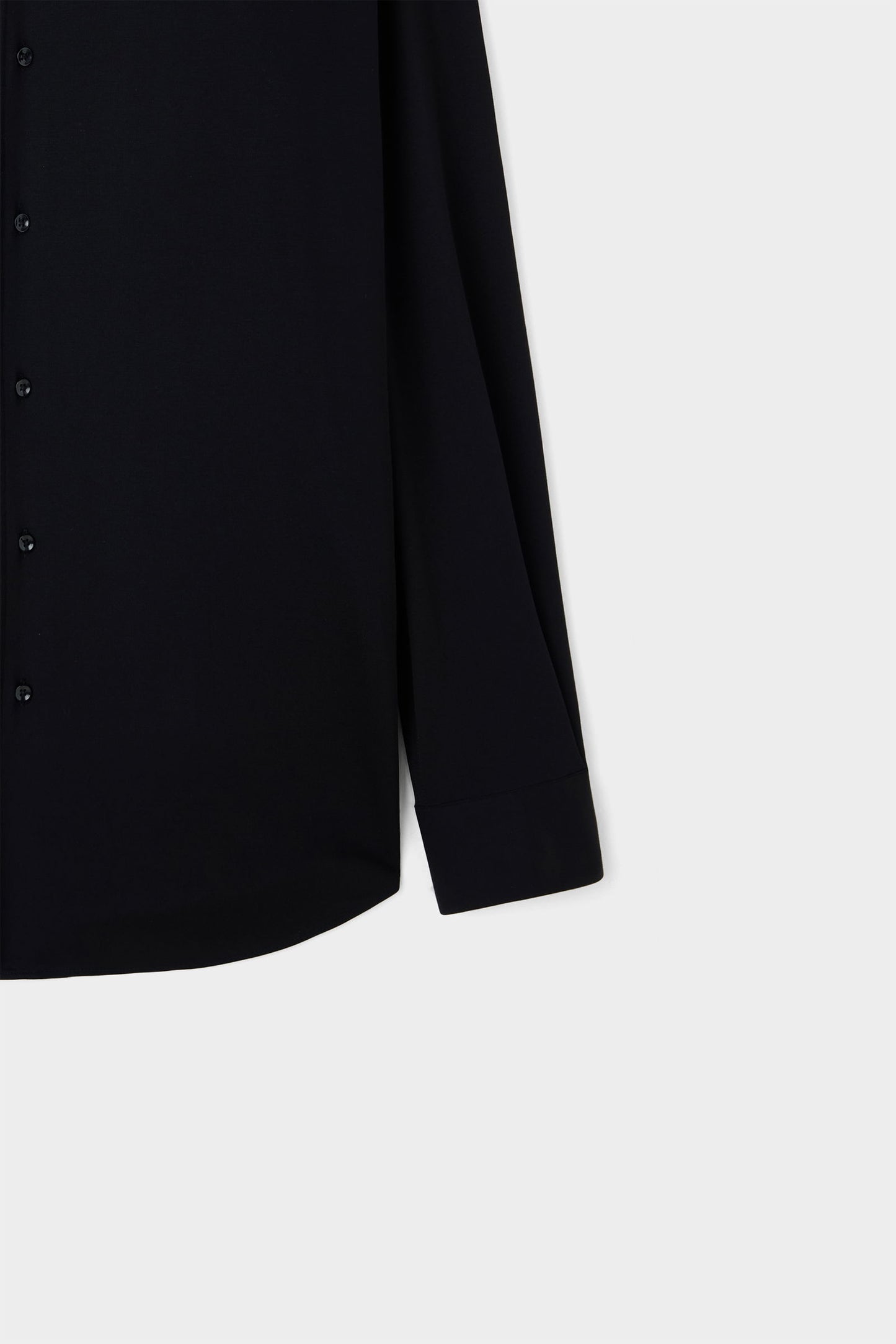 Ds Damat Slim Fit Siyah Örme Gömlek
