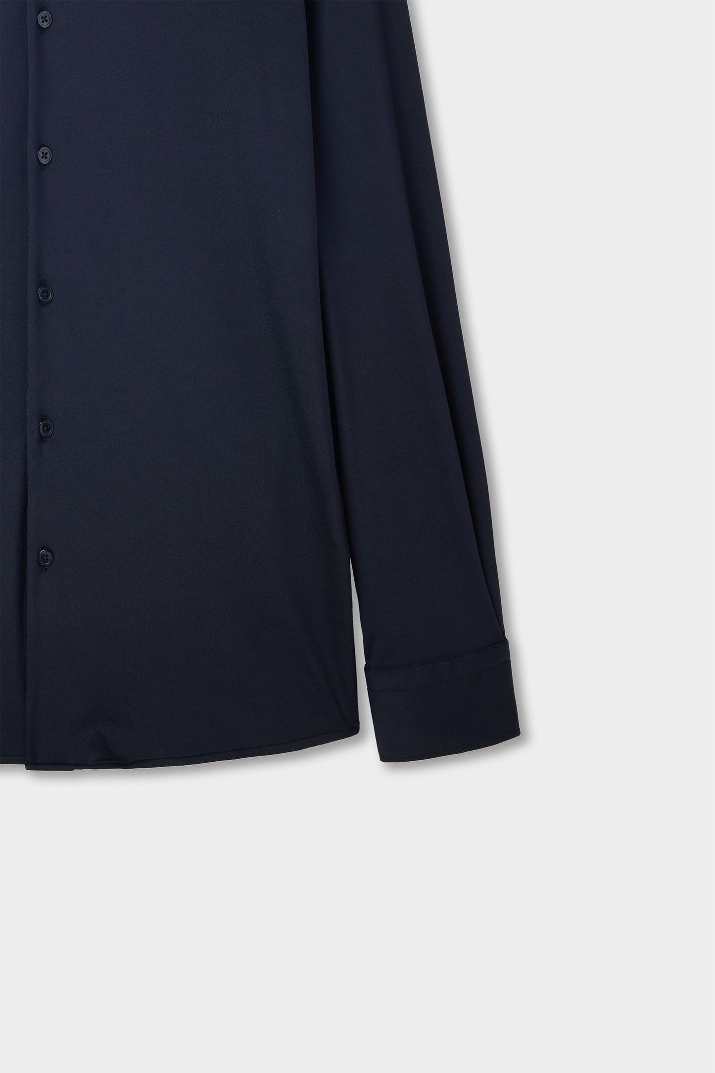 Twn Slim Fit Lacivert Örme Gömlek