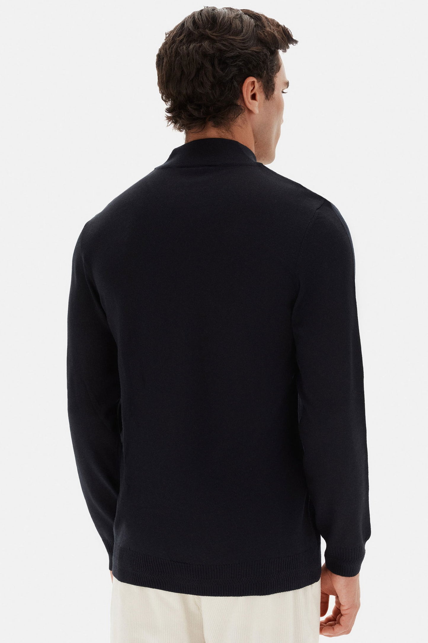 Ds Damat Regular Fit Lacivert Düz Örgü Kazak