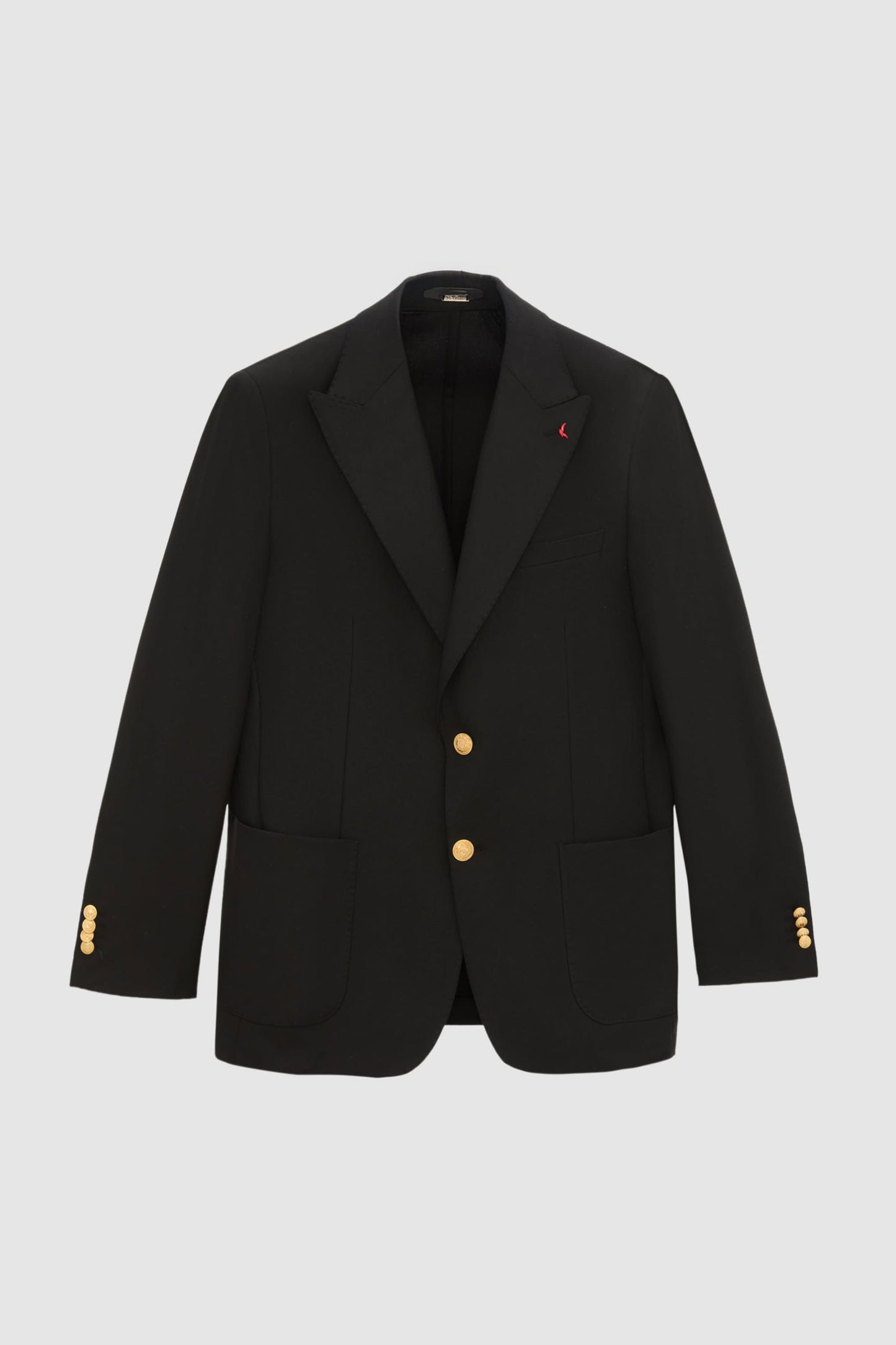 Ds Damat Regular Fit Siyah Armürlü Kumaş Ceket