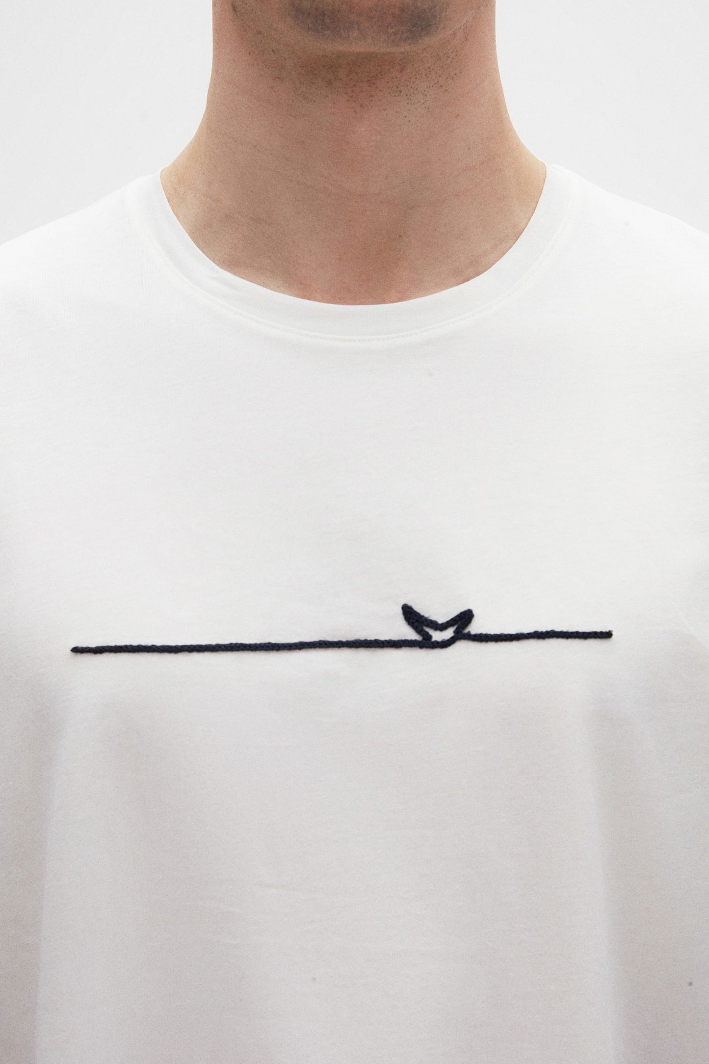 Ds Damat Regular Fit Ekru Düz T-shirt