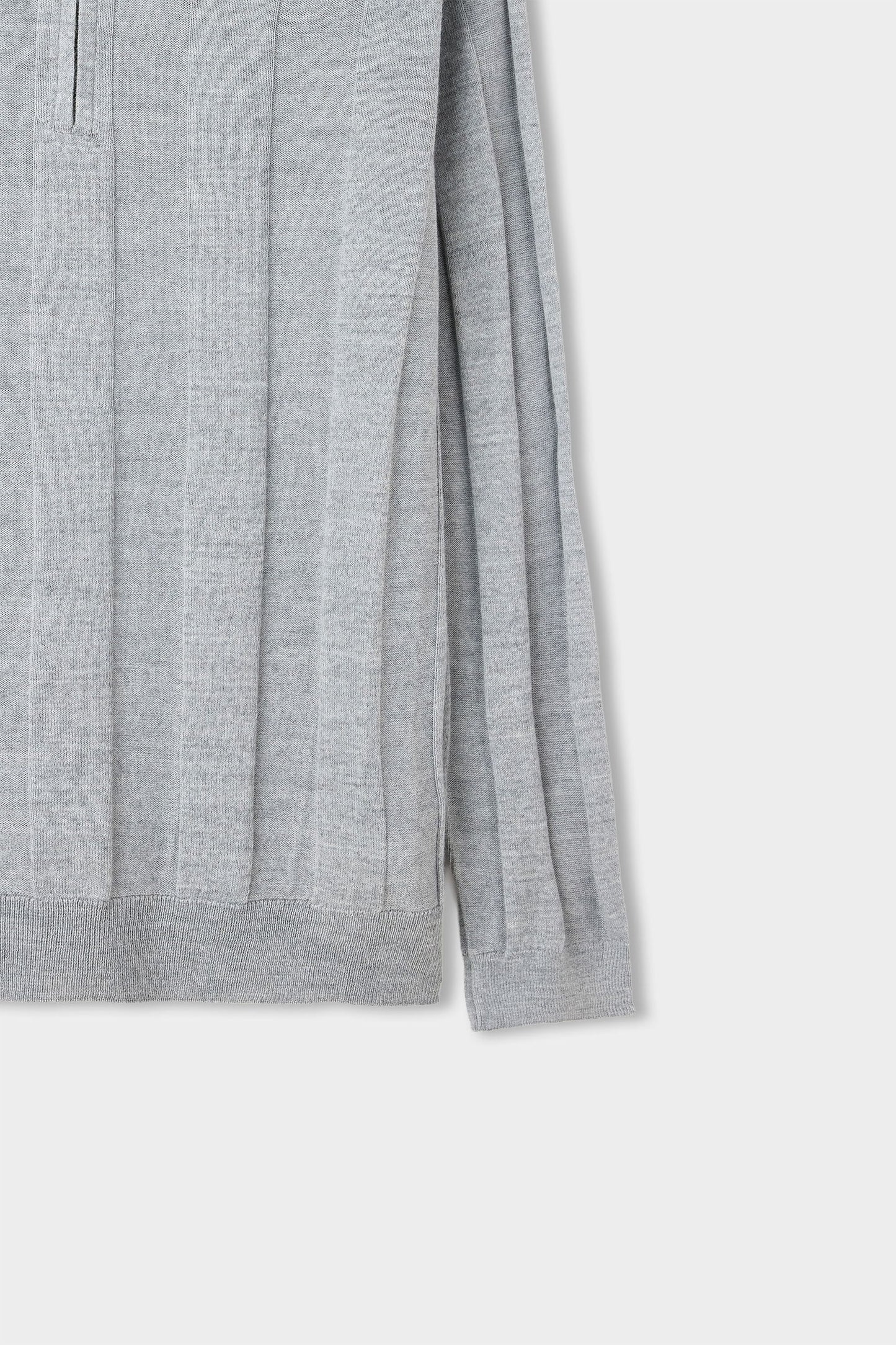 Ds Damat Regular Fit Gri Düz Örgü Kazak