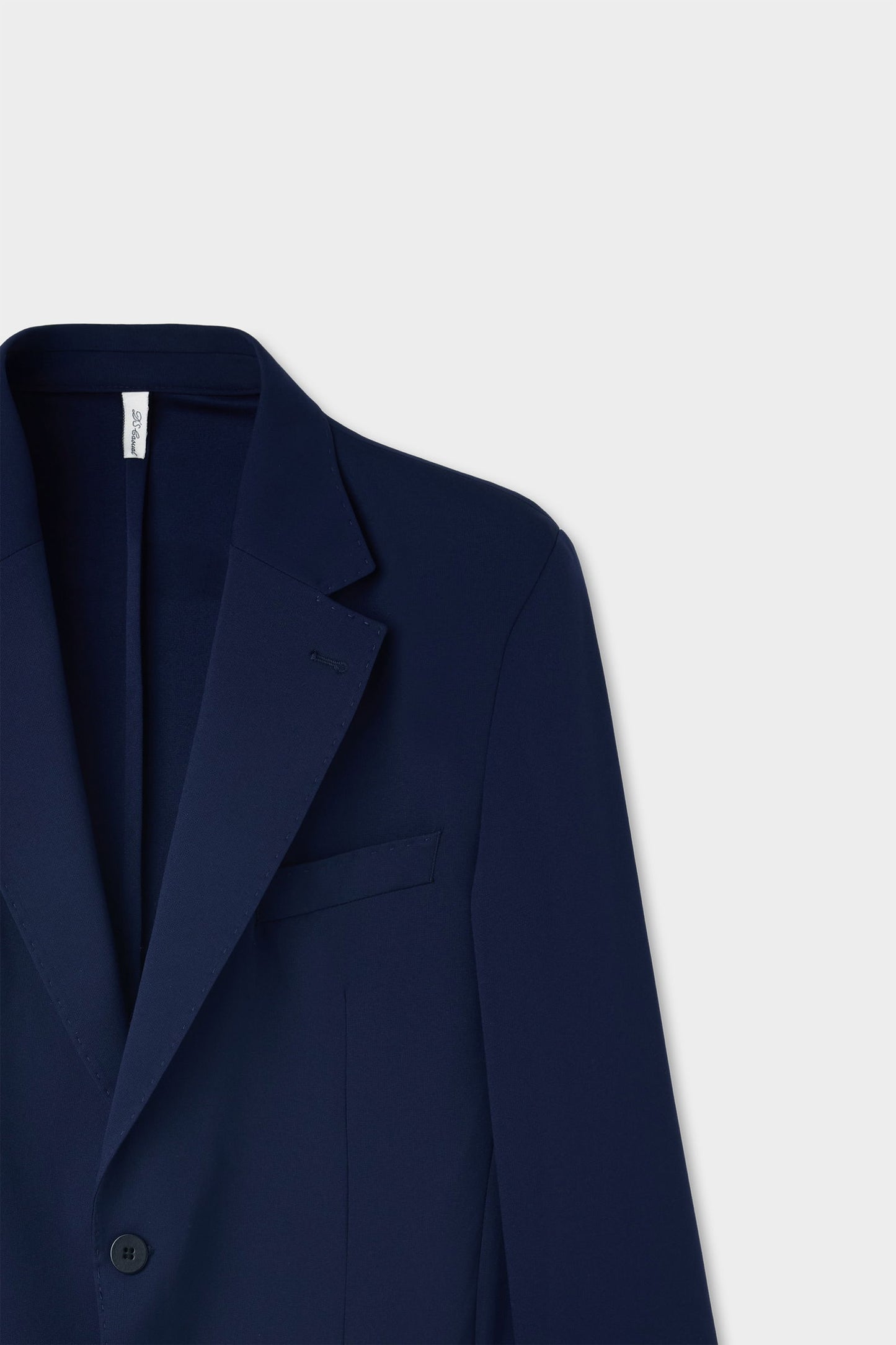 Ds Damat Comfort Lacivert Düz Kumaş Ceket