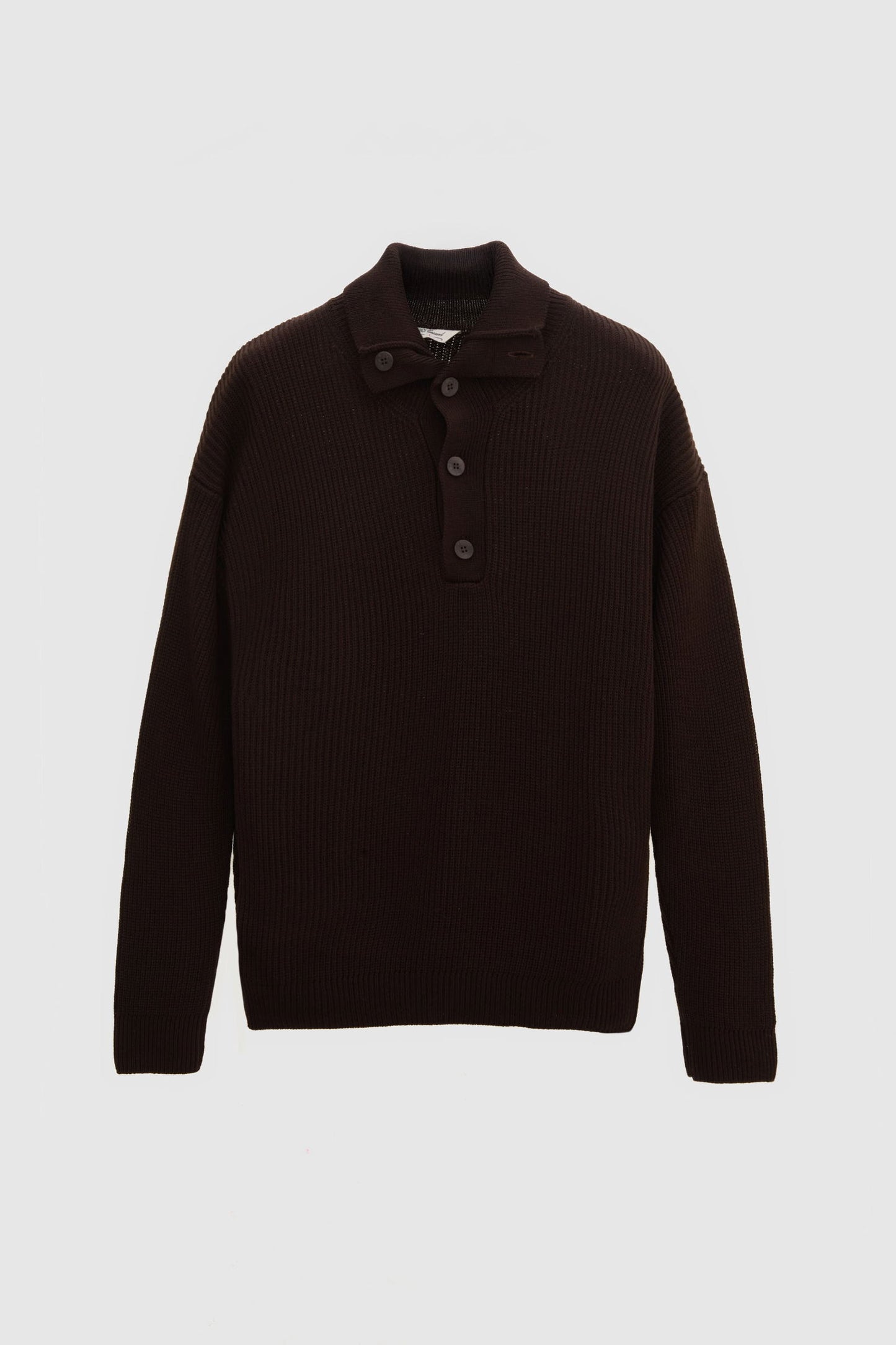 Ds Damat Regular Fit Kahverengi Selanik Örgü Kazak