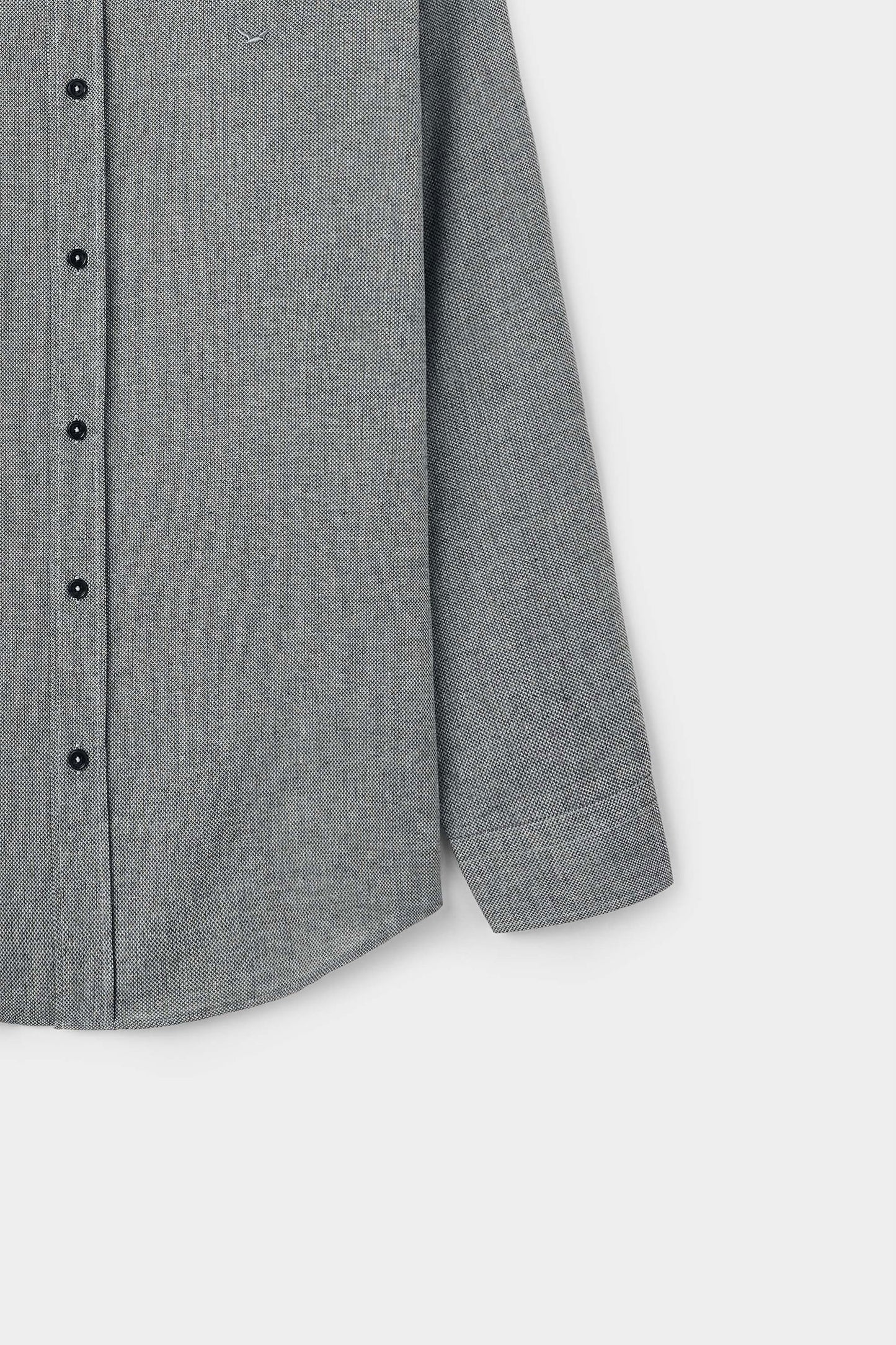 Ds Damat Comfort Lacivert Armürlü Gömlek